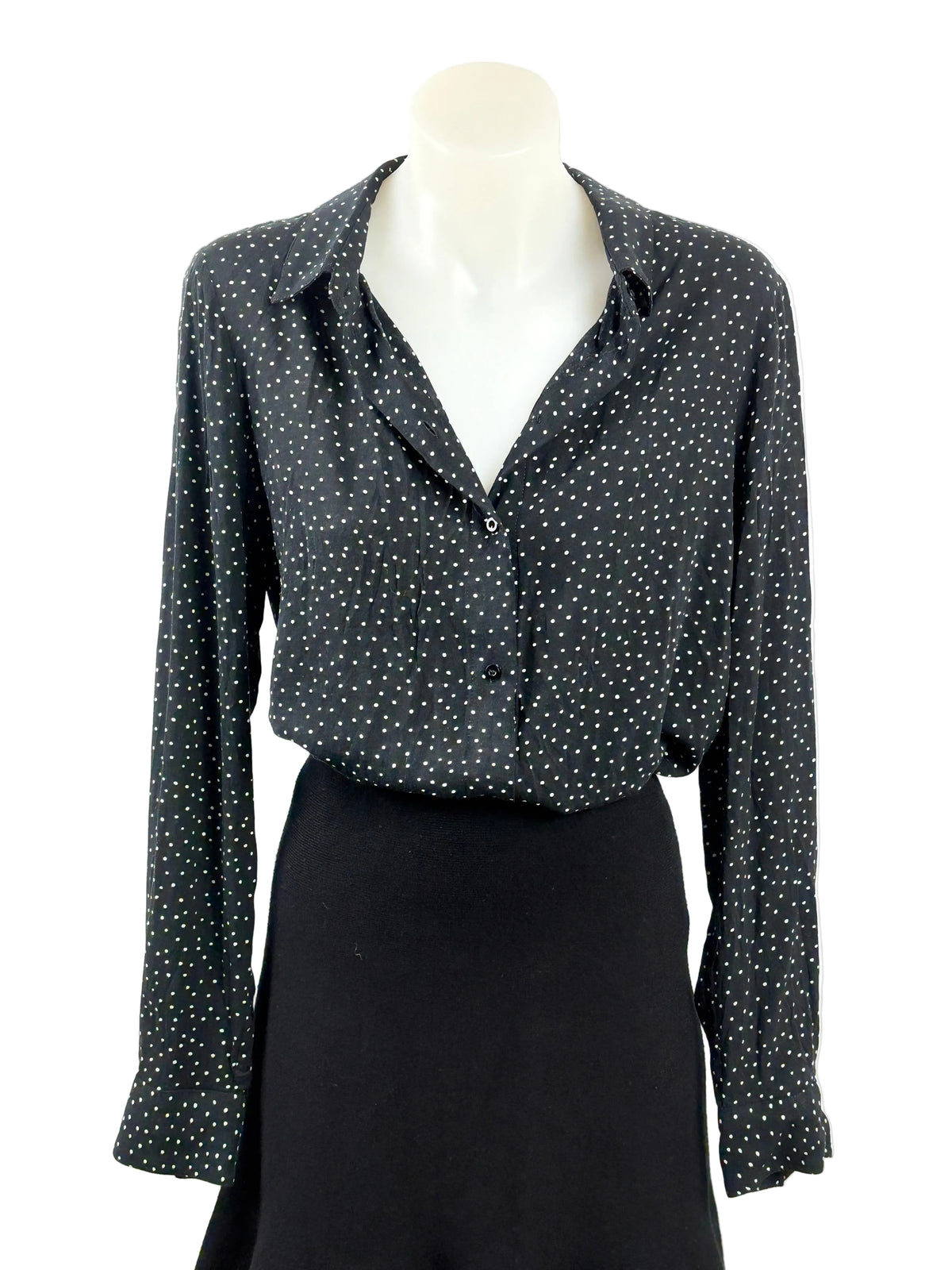 Witchery | Polka Dot Button-Up Shirt | Size 10