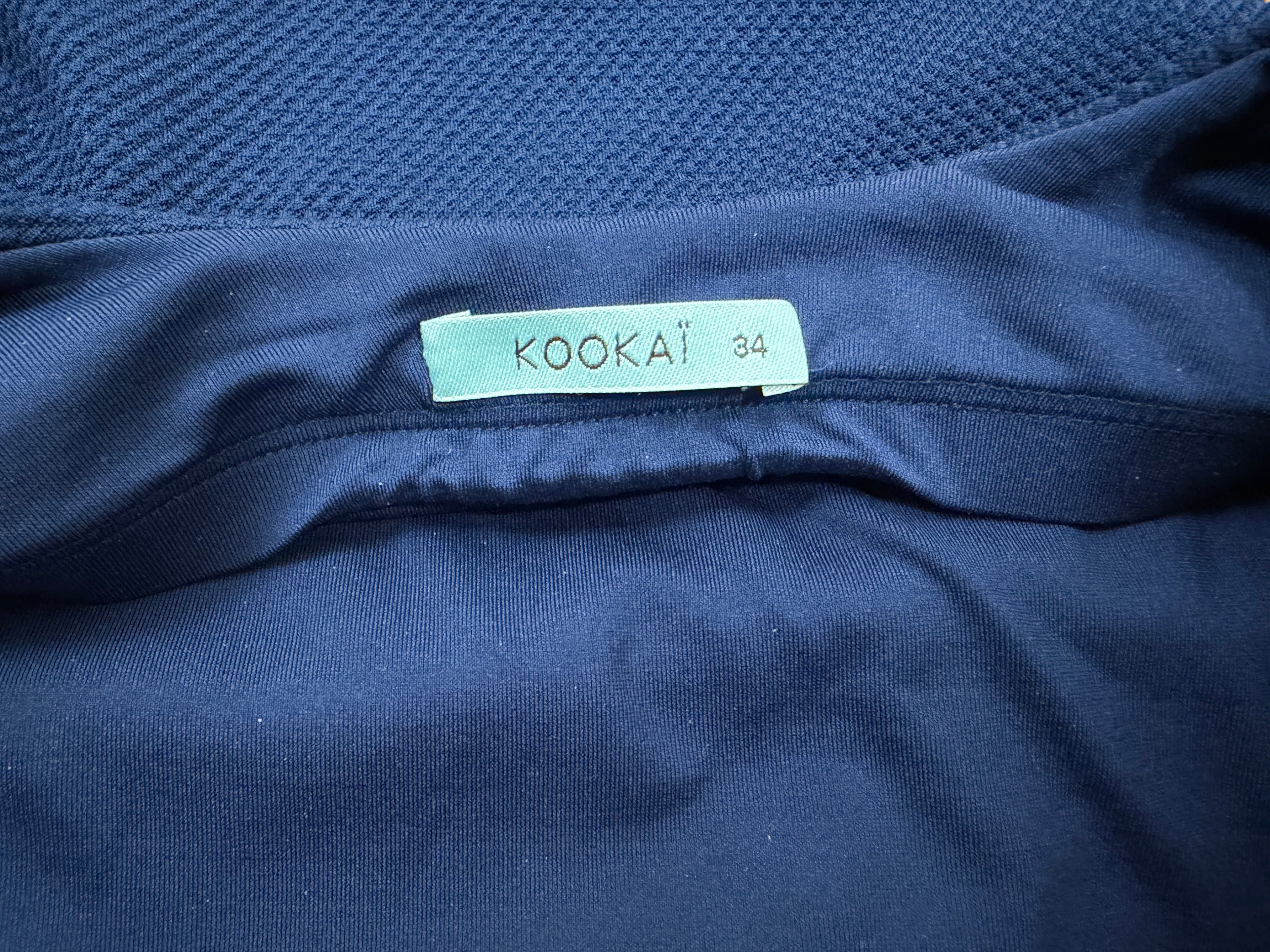 Kookai | Navy Textured Bodycon Mini Dress | Size 34 (6)