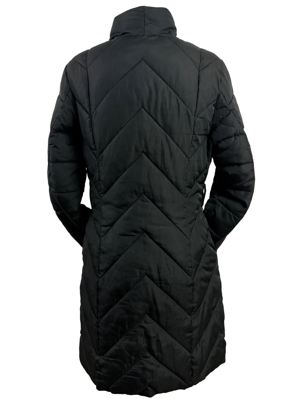 Portmans | Zip Puffer Coat | Black | Size 8