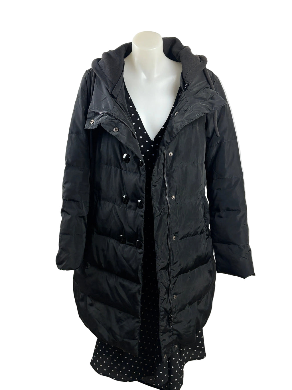 Combo Thich Heavy Weight Warm Coat With Removal Hood | Size L