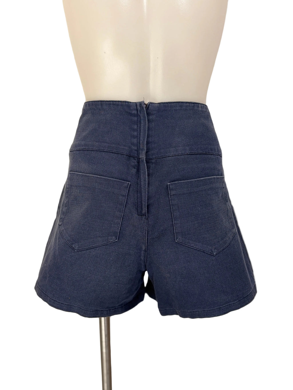 Princess Highway Sailor Button High-Waisted Denim Shorts – view 4 of 5