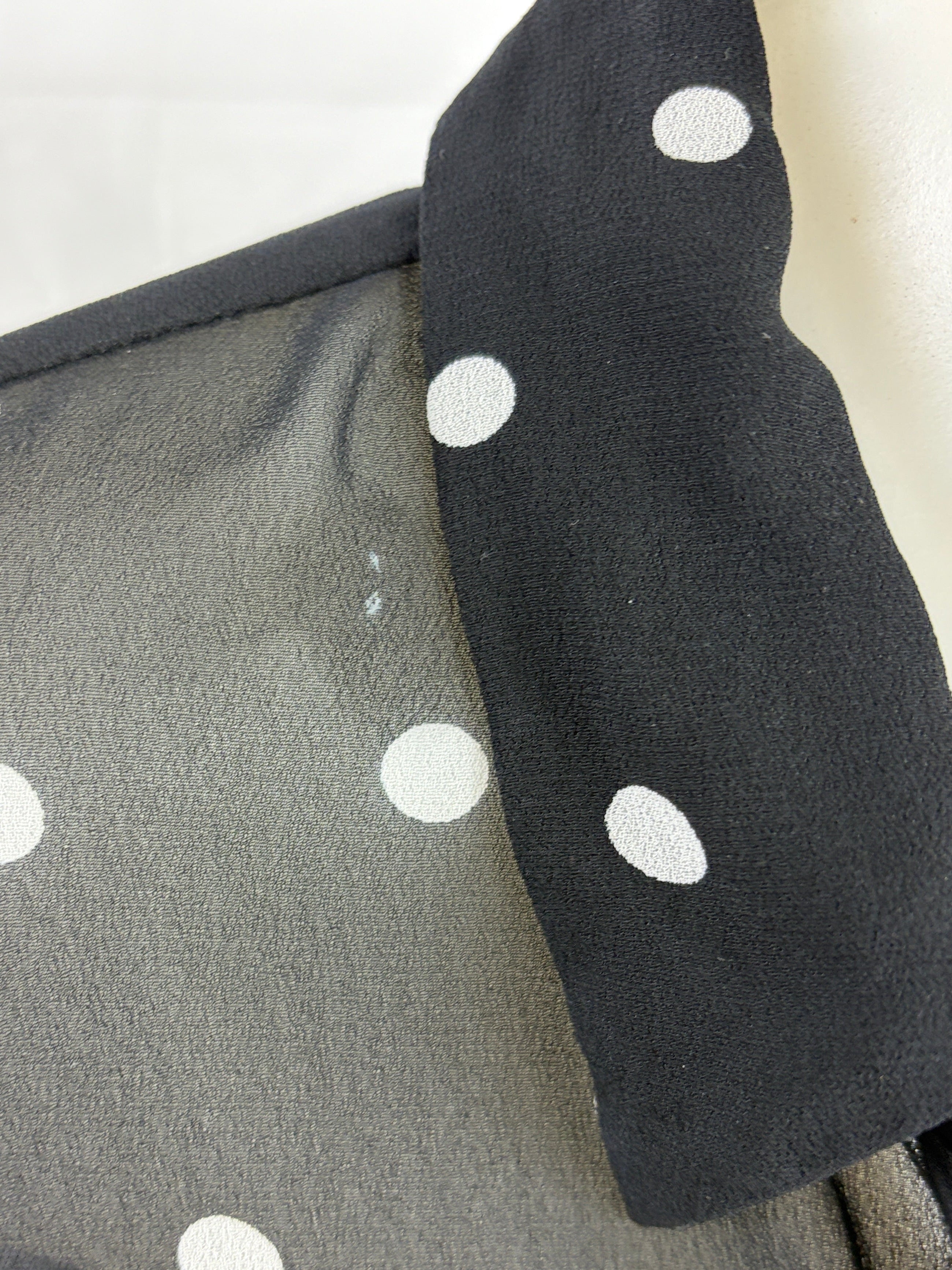 Witchery | Black And White Polka Dot Button Up Shirt | Size 12