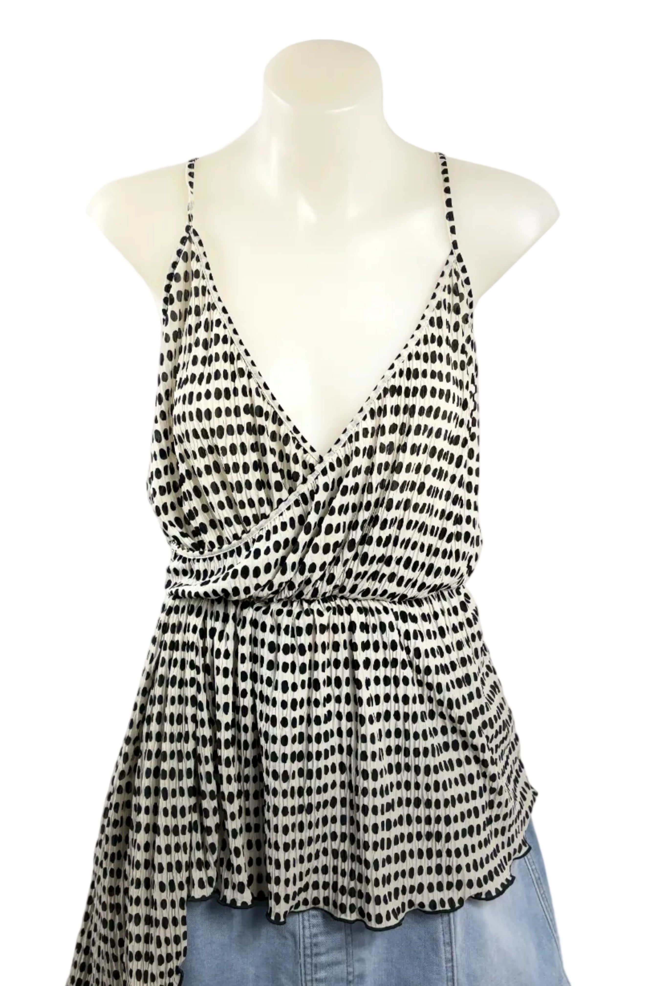 Zara Polka Dot Cami Top - Size L