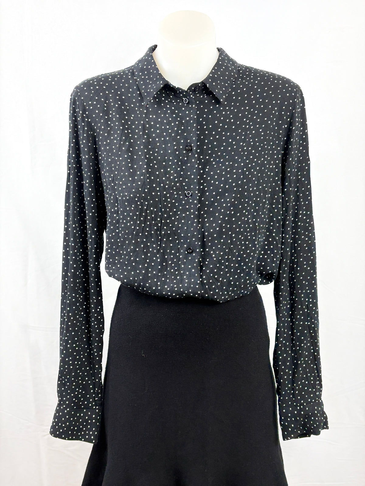 Witchery | Polka Dot Button-Up Shirt | Size 10