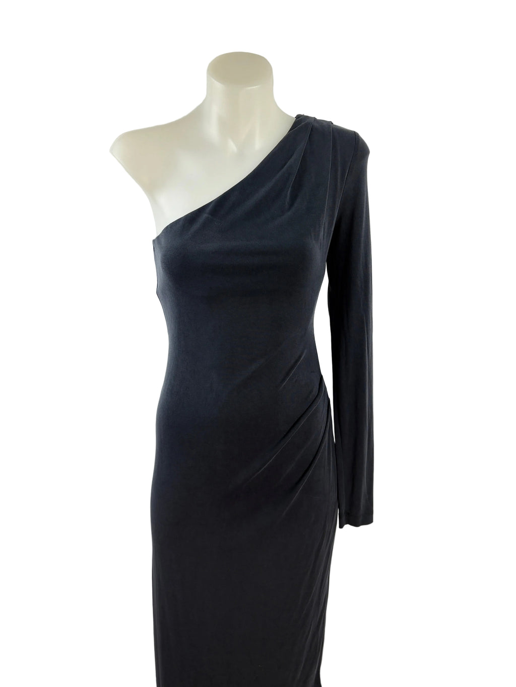 Bec + Bridge | One-Shoulder Asymmetric Midi Dress | Size 6