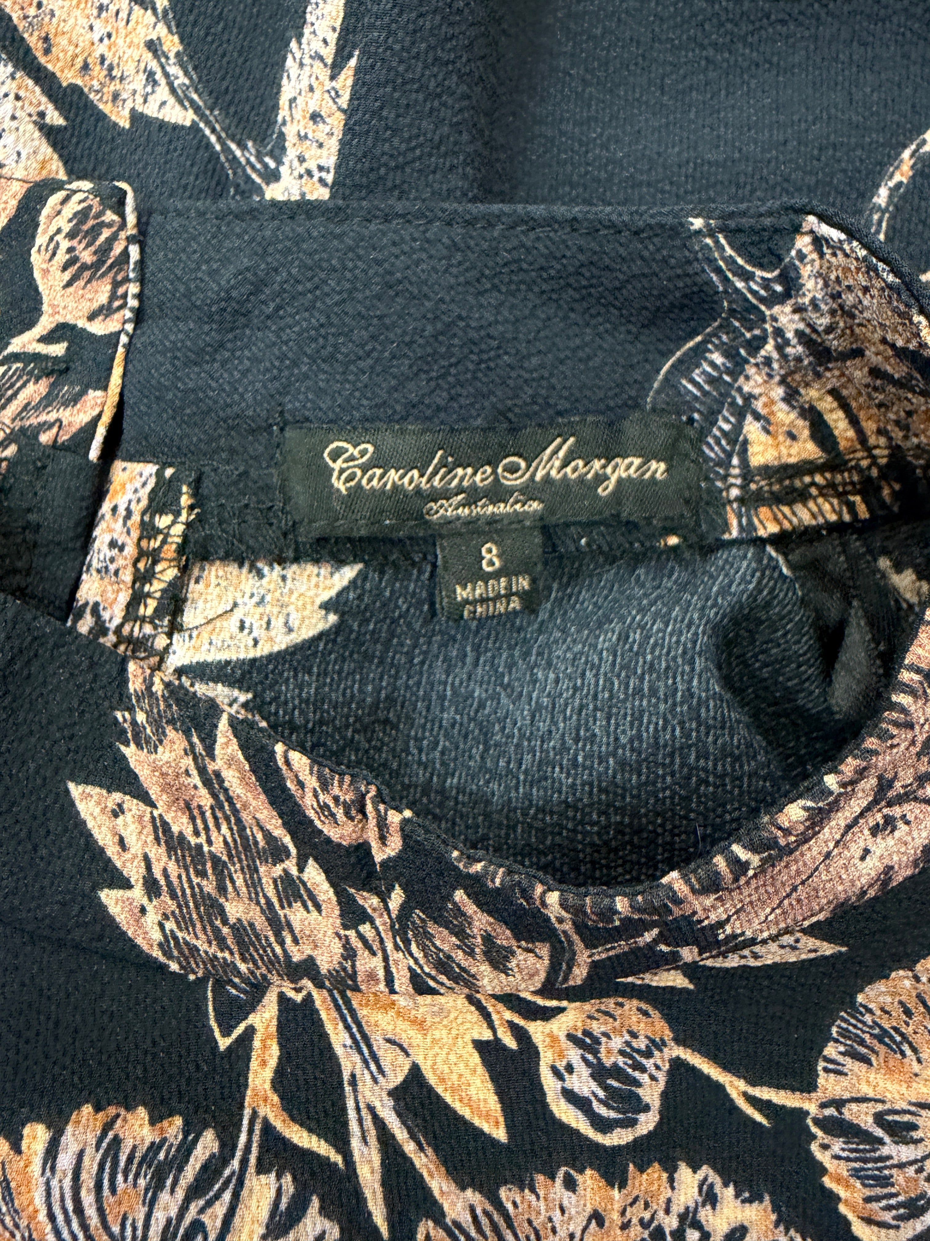 Caroline Morgan | Floral Midi Dress | Size 8
