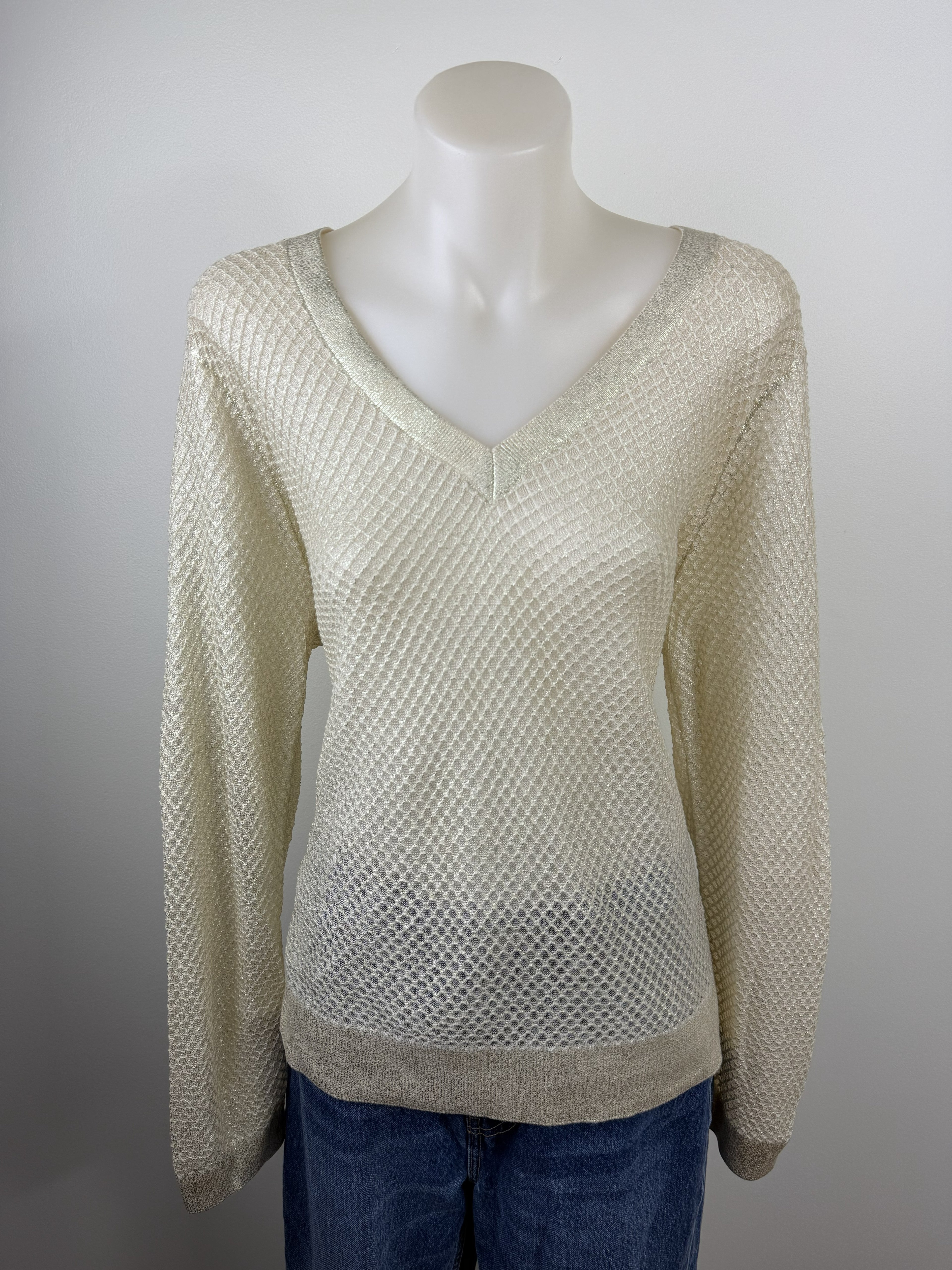 Marcs Brightside Gold Foil Top