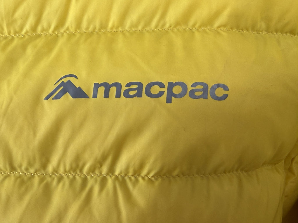 Macpac Uber Jacket Women's Down Puffer in Yellow