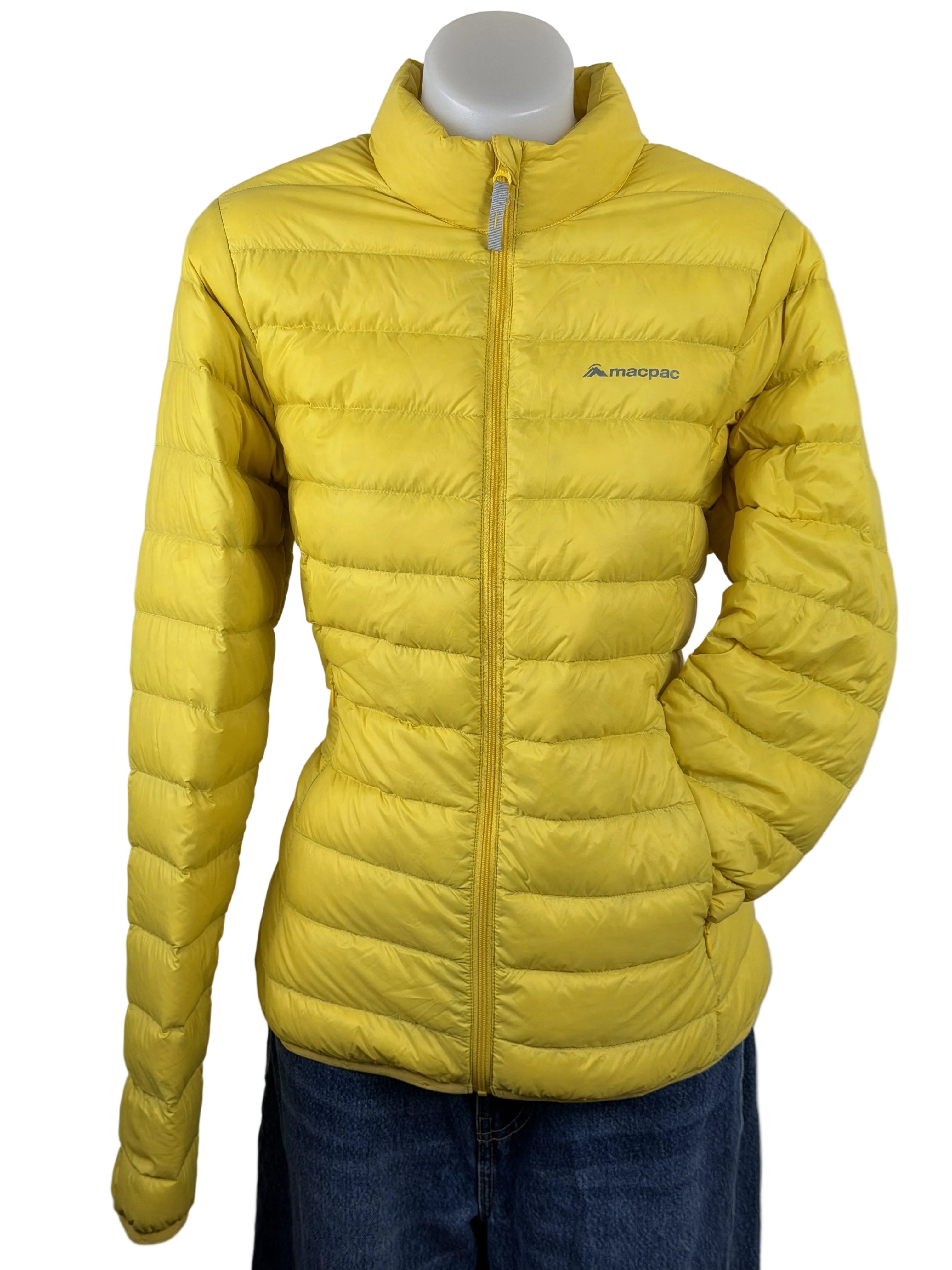 Macpac Uber Jacket Women's Down Puffer in Yellow
