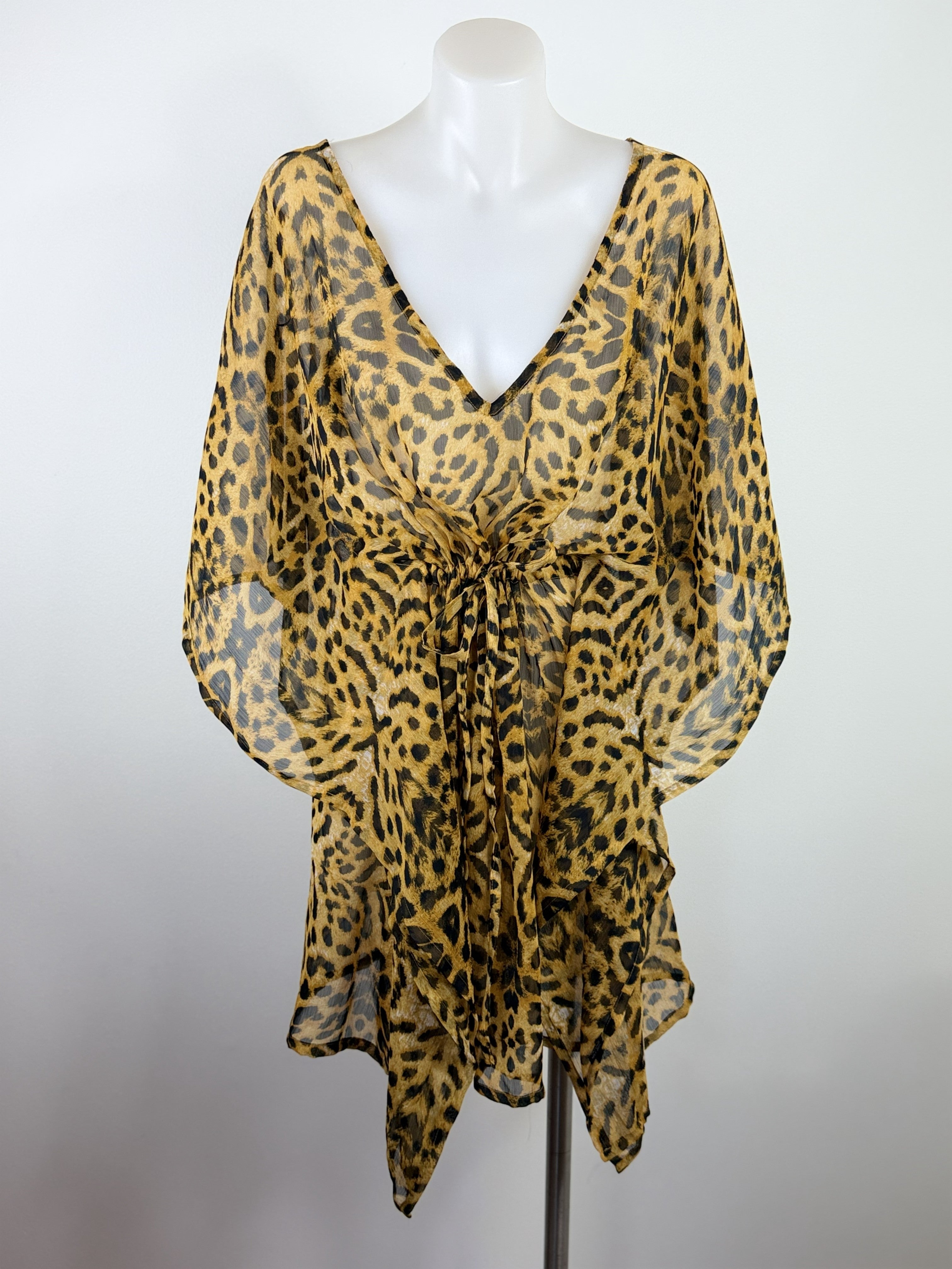 Ishka Leopard Print Kaftan — Brand New With Tags