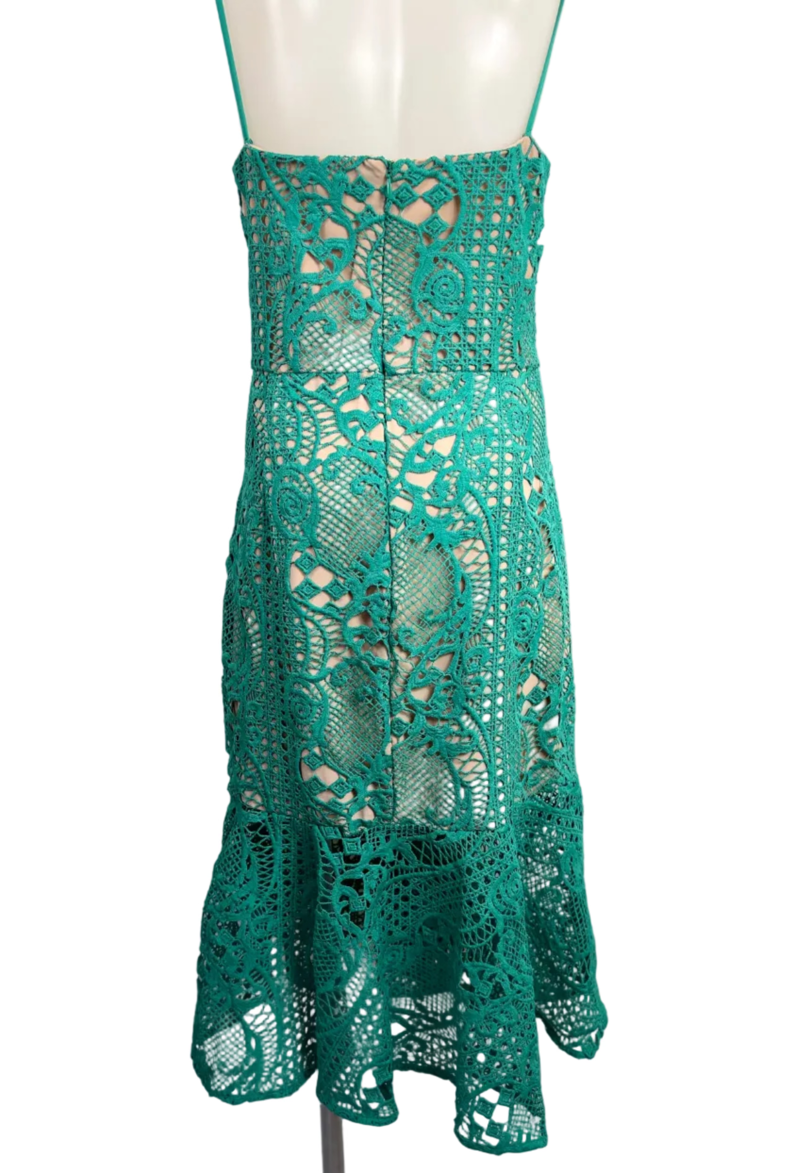 Cooper St Emerald Green Lace Midi Dress