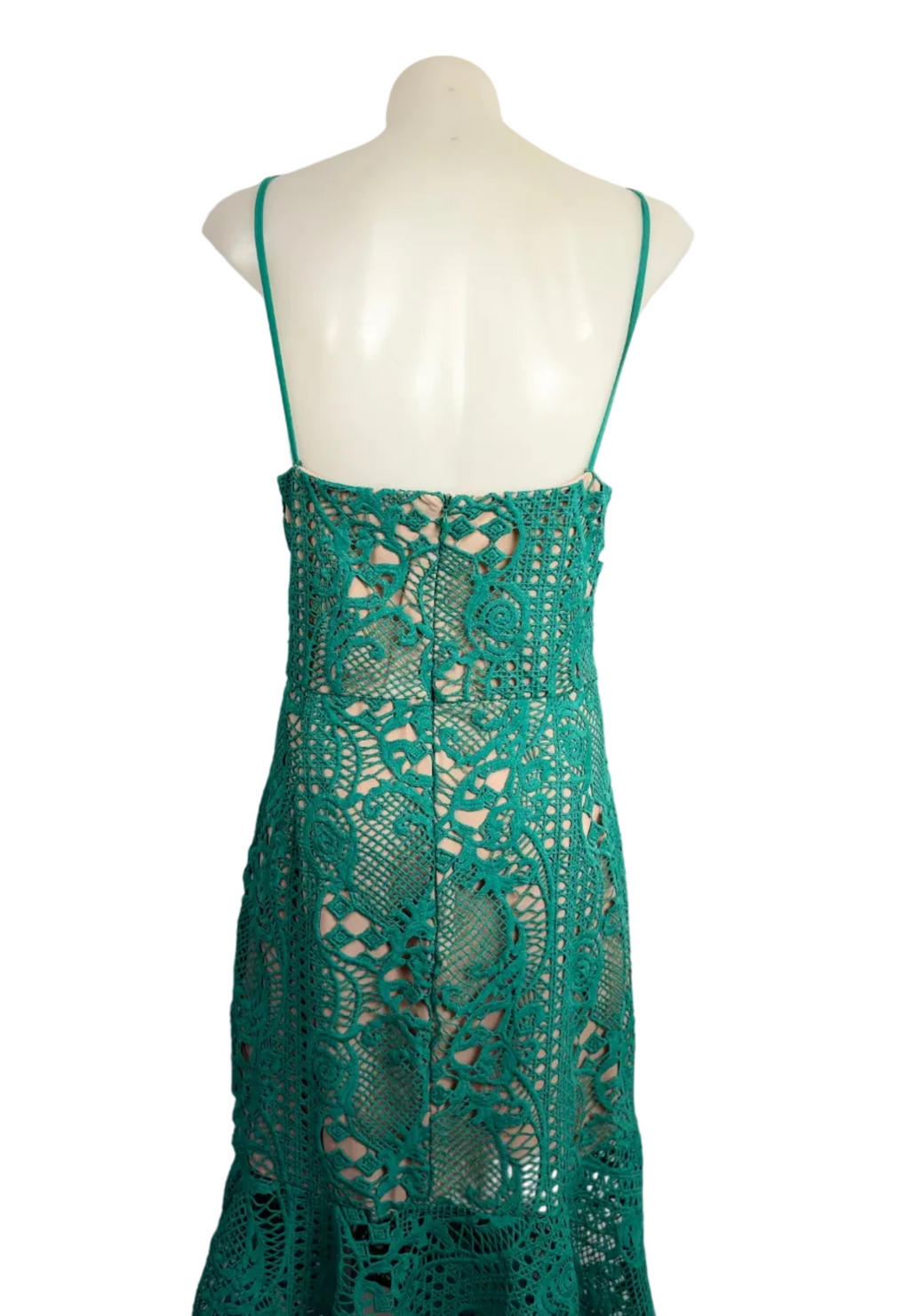 Cooper St Emerald Green Lace Midi Dress