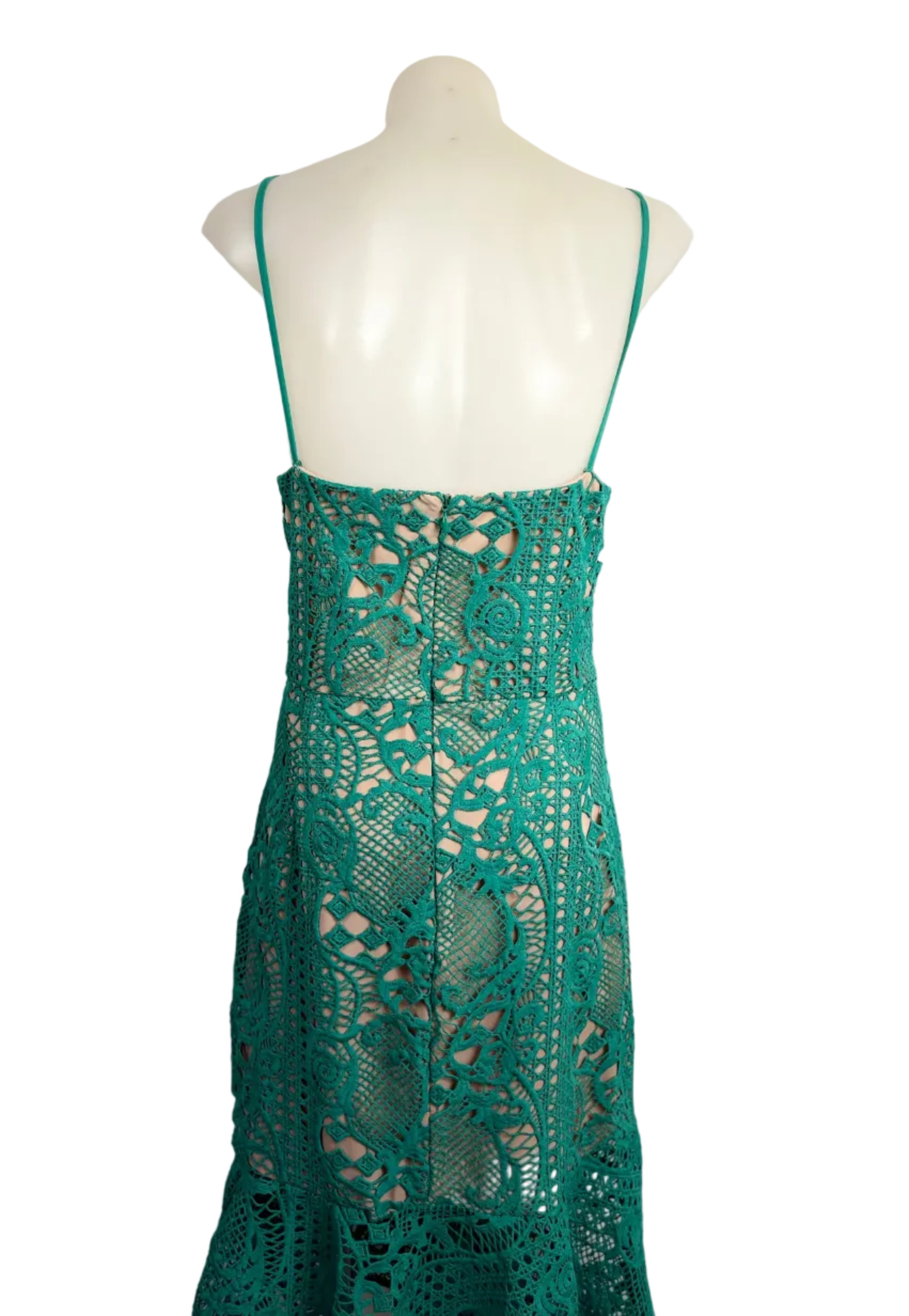 Cooper St Emerald Green Lace Midi Dress