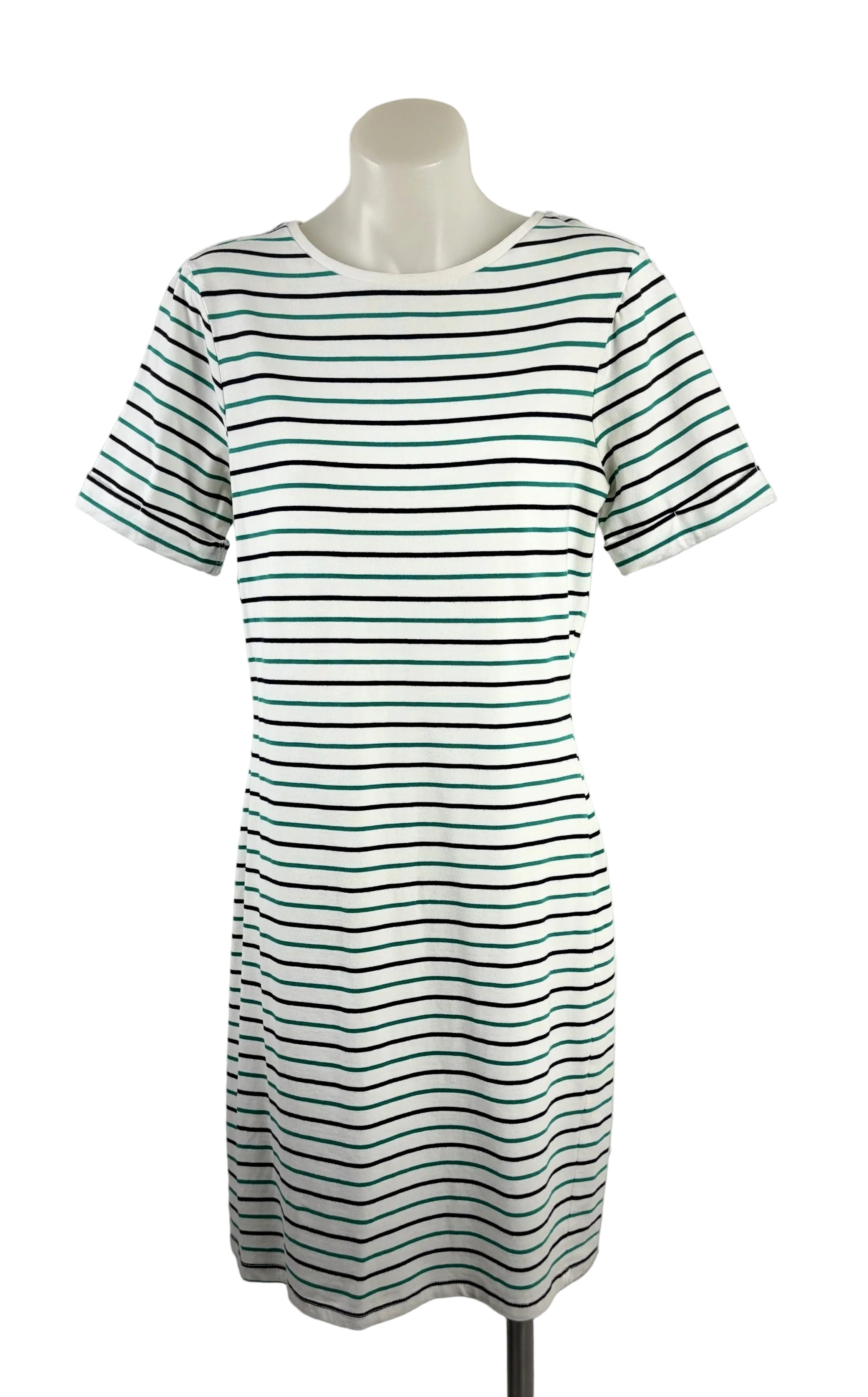Seed Green & Navy Striped Dress BNWOT