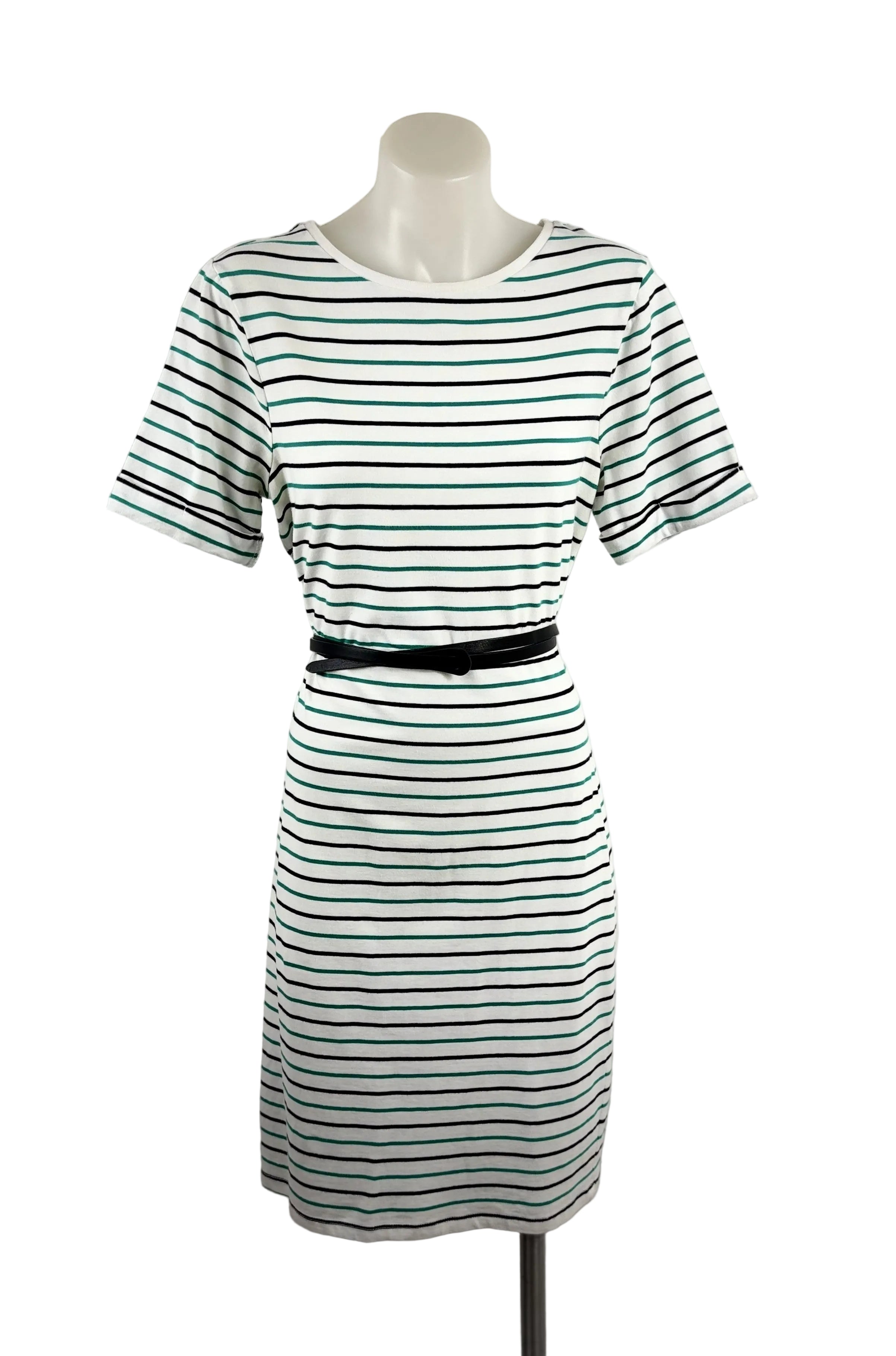 Seed Green & Navy Striped Dress BNWOT