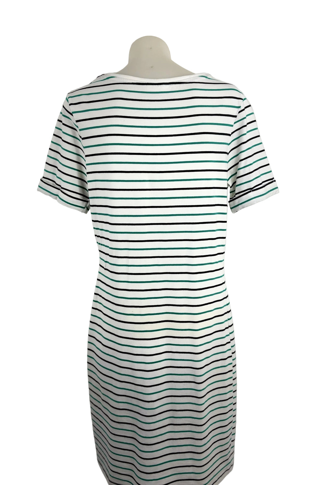 Seed Green & Navy Striped Dress BNWOT