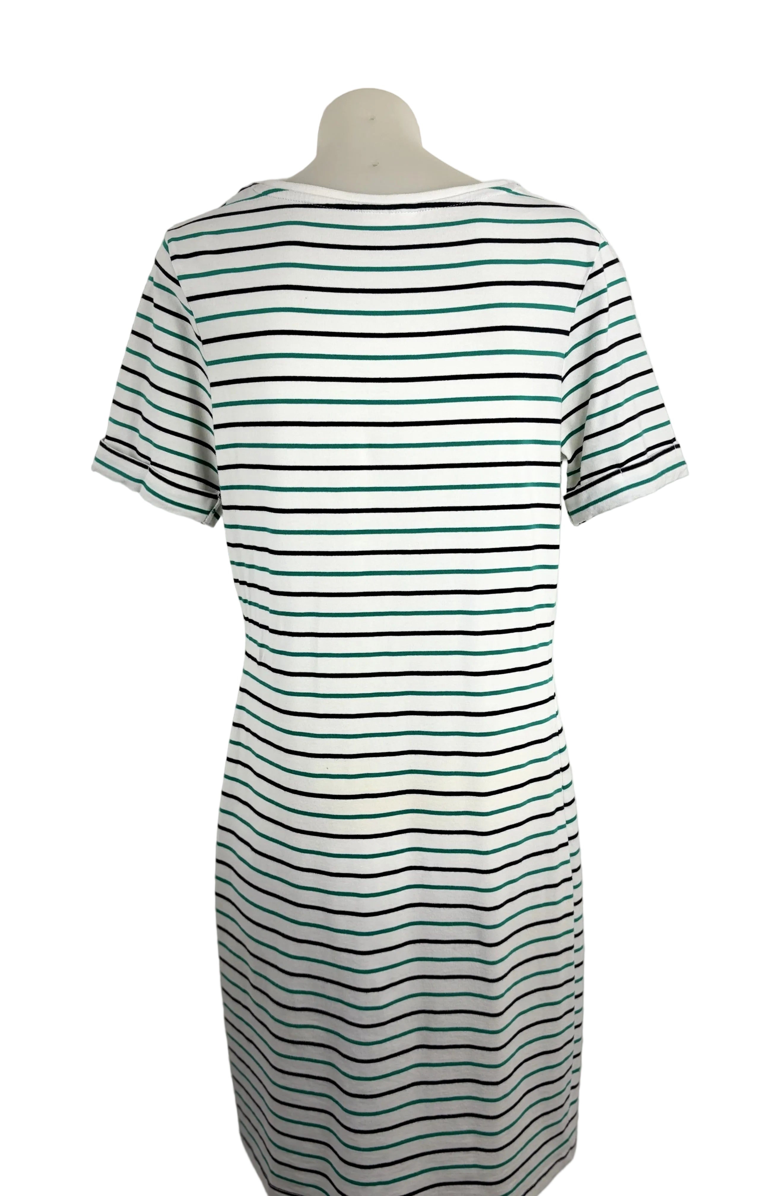 Seed Green & Navy Striped Dress BNWOT