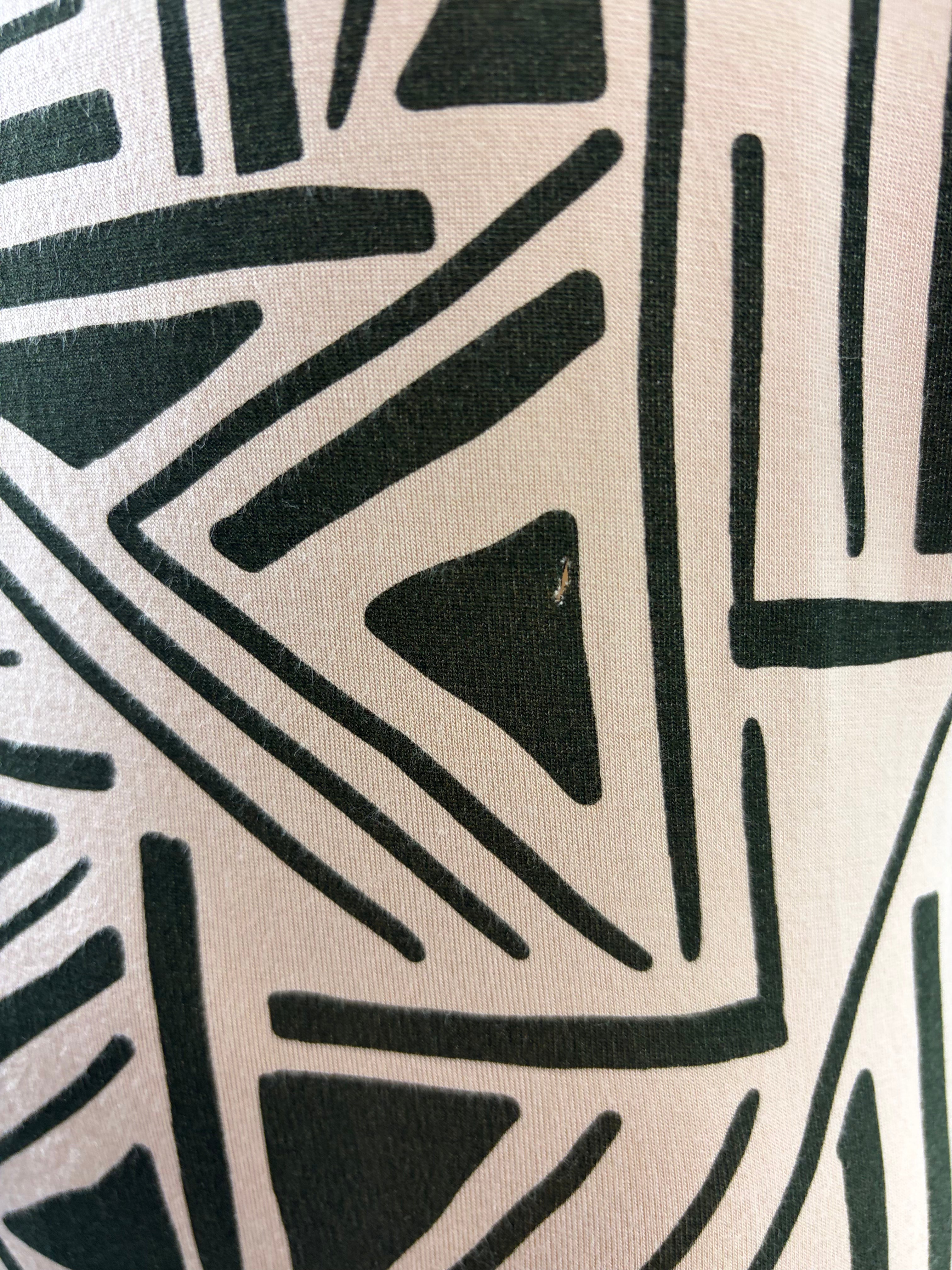 Oxford Woman Abstract Geometric Print Midi Dress