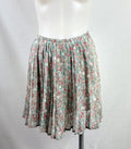 Quirky Circus Floral Pleated Lined Skirt | Size 12