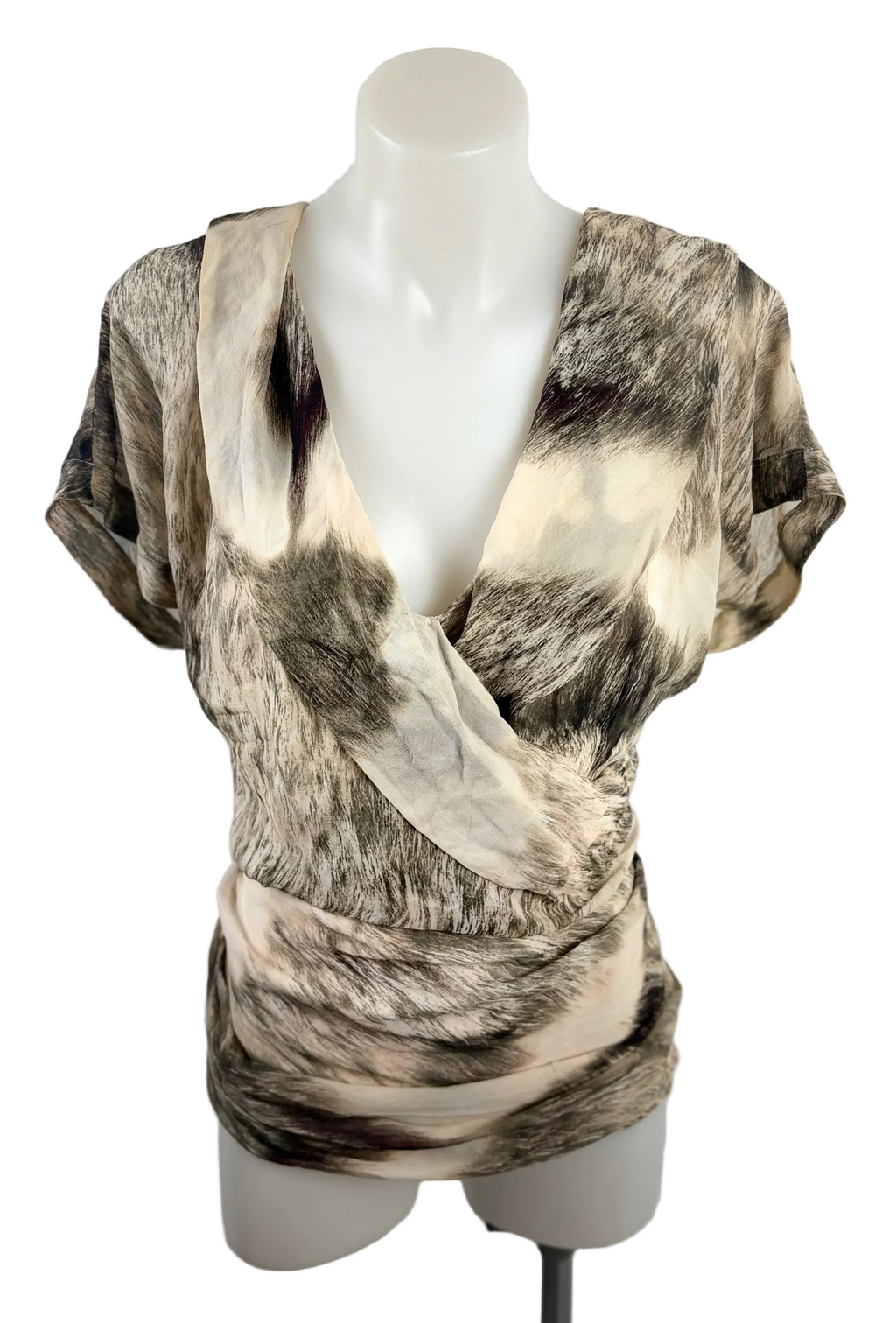 Camilla and Marc Pure Silk Twilight Fleece Print Top