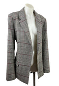 Sportsgirl | Houndstooth Plaid Check Blazer | Size 12