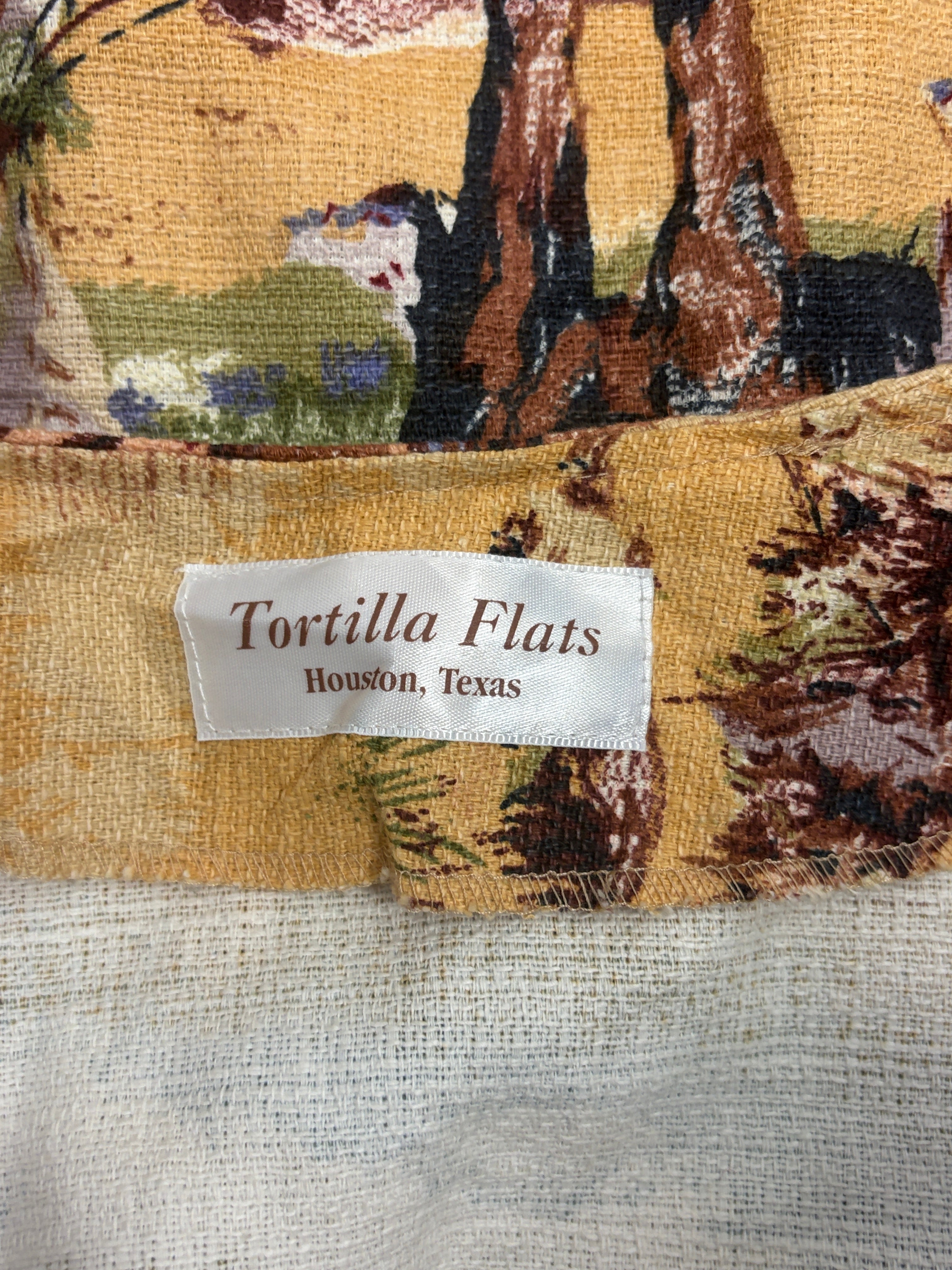 Tortilla Flats Cropped Western Tapestry Jacket