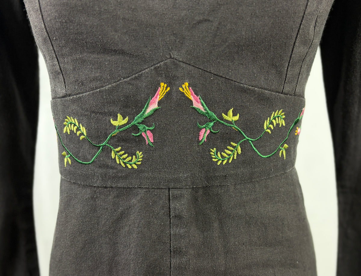 Thumbelene Embroidered Bell Sleeve Mini Dress – view 2 of 5