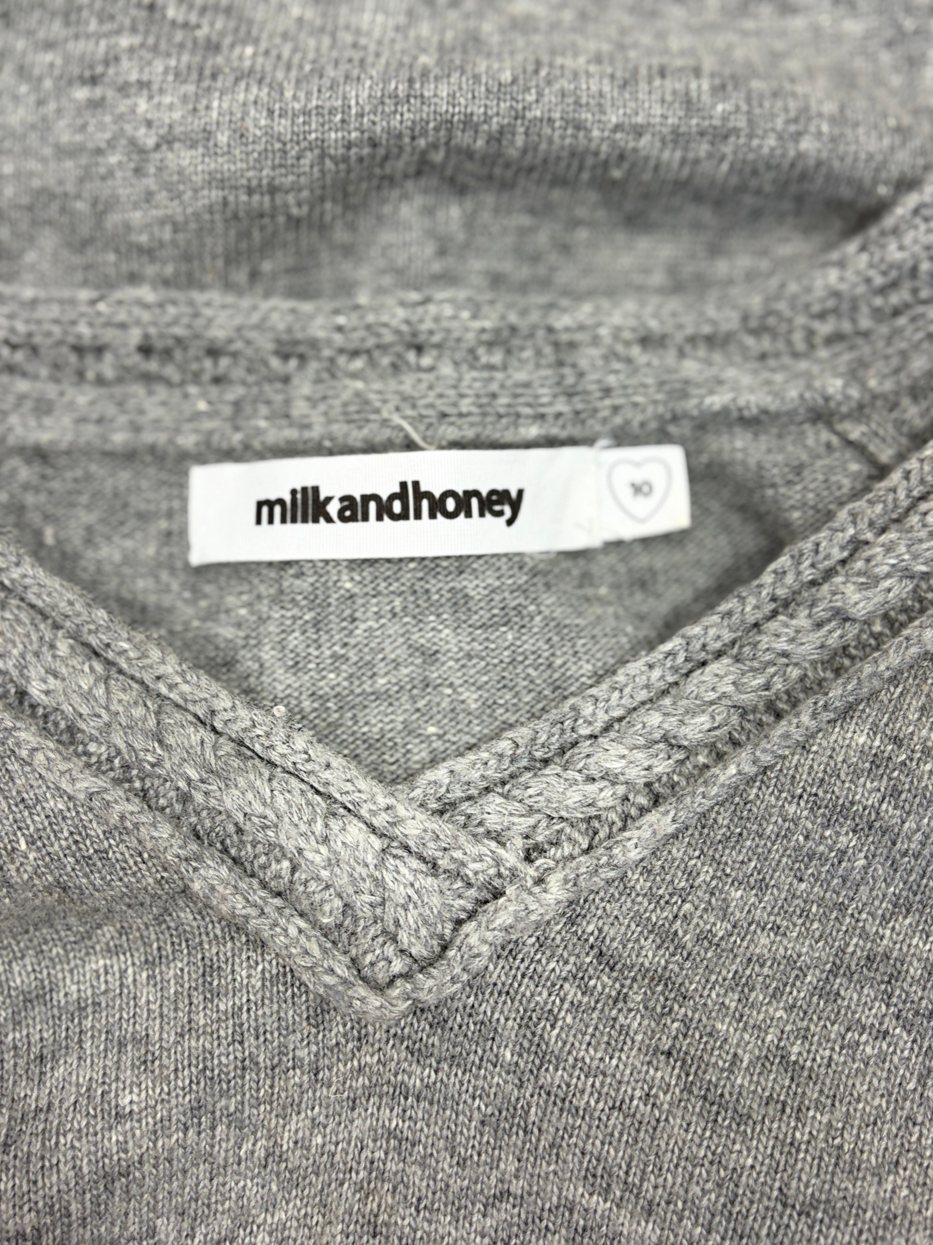 Grey Cable Knit Jumper