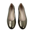 Ecco Metallic Leather Ballet Flats | Size 36