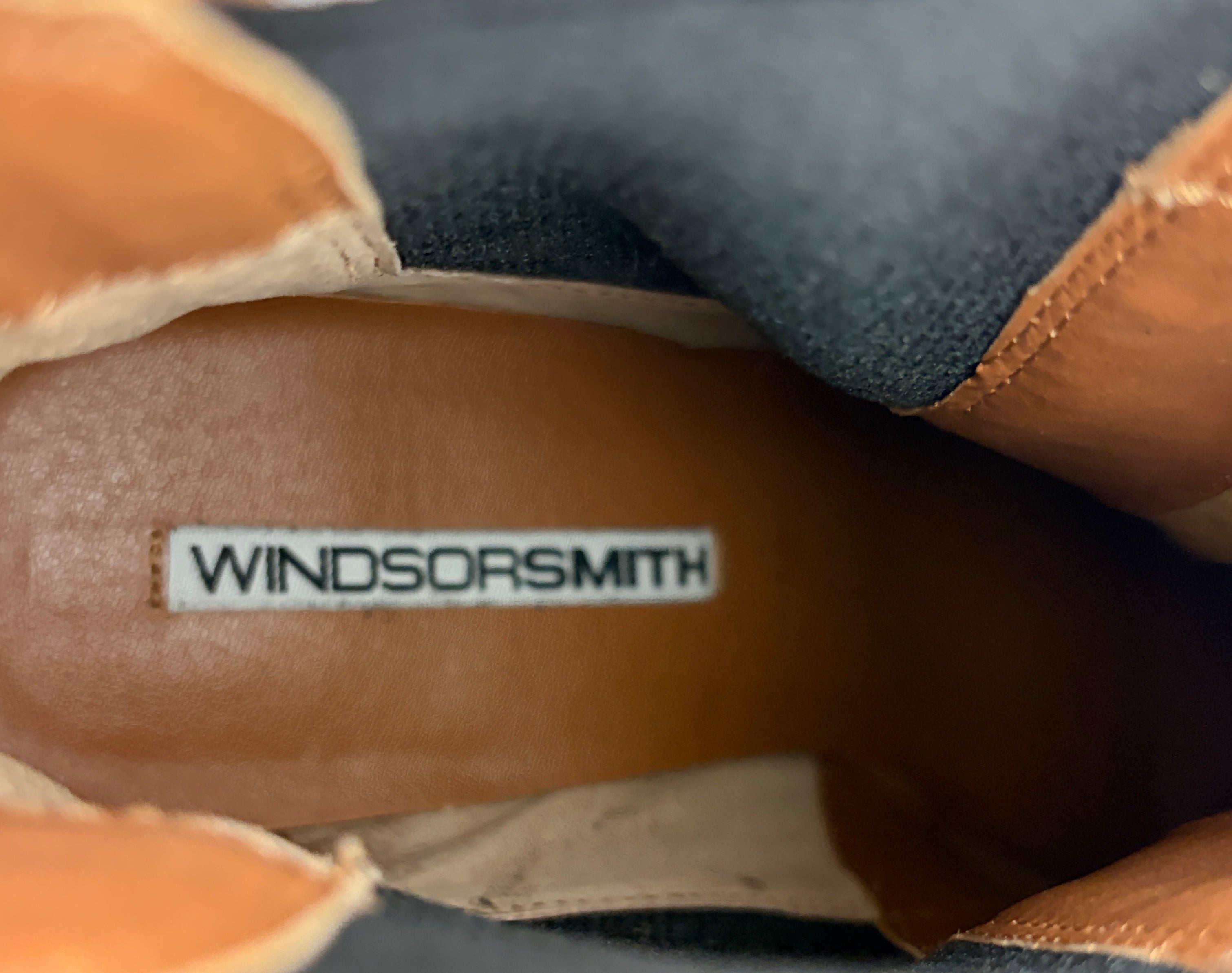 Windsor Smith Lille Tan Leather Ankle Boots | Size 10