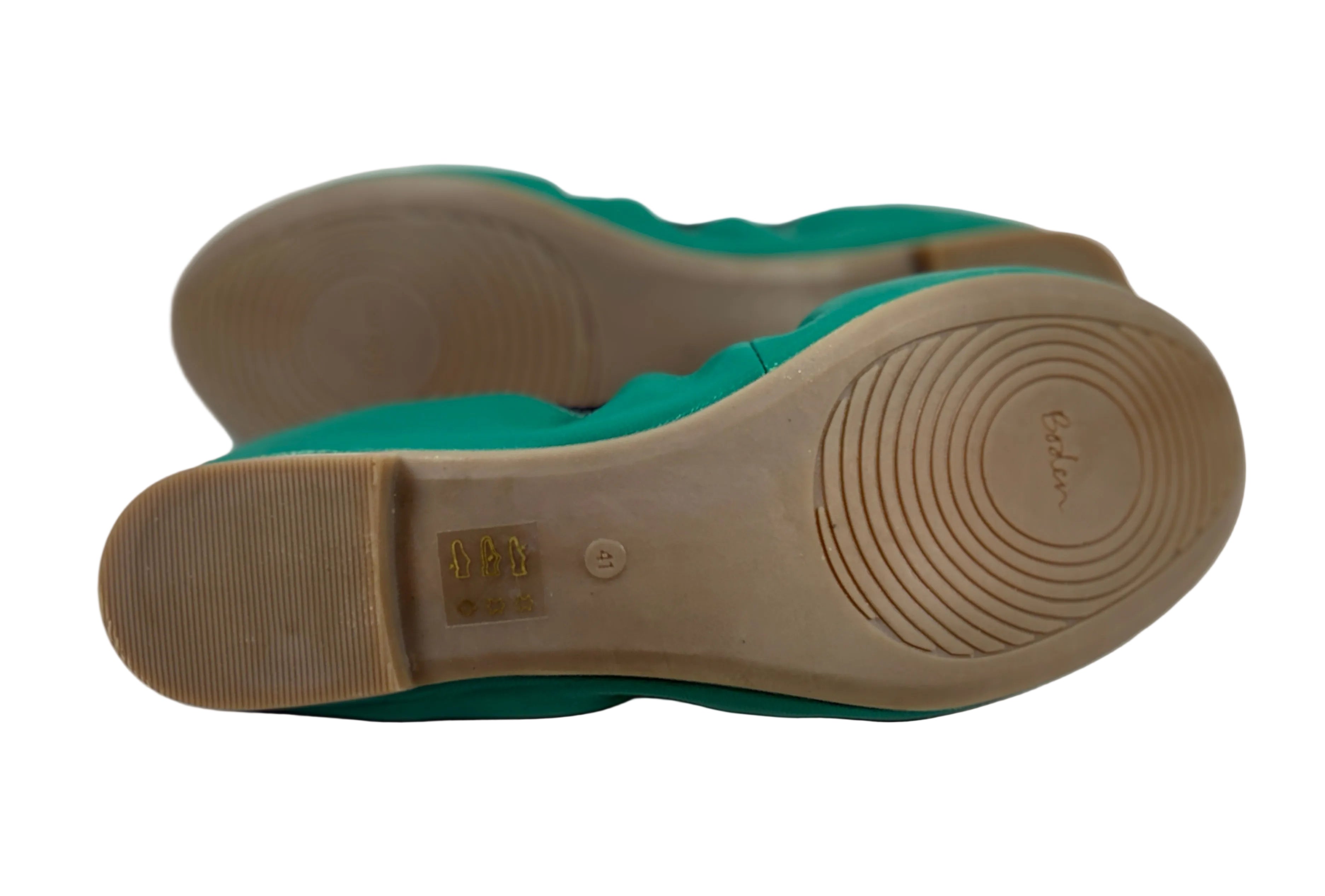 Boden Hettie Flexi Ballerinas — Wild Meadow & Navy (New/Unworn) | Size 41
