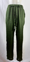 Carolina Green Silky Pants | Size S