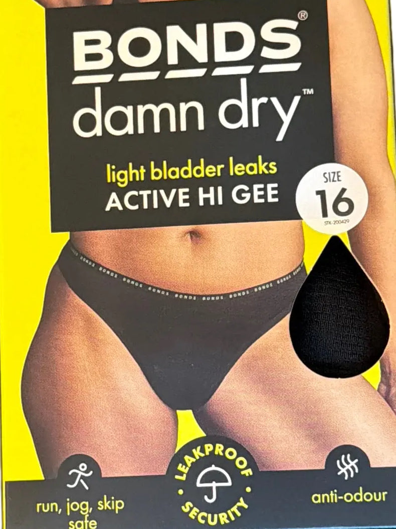 Bonds Damn Dry Active Hi Gee BNIB