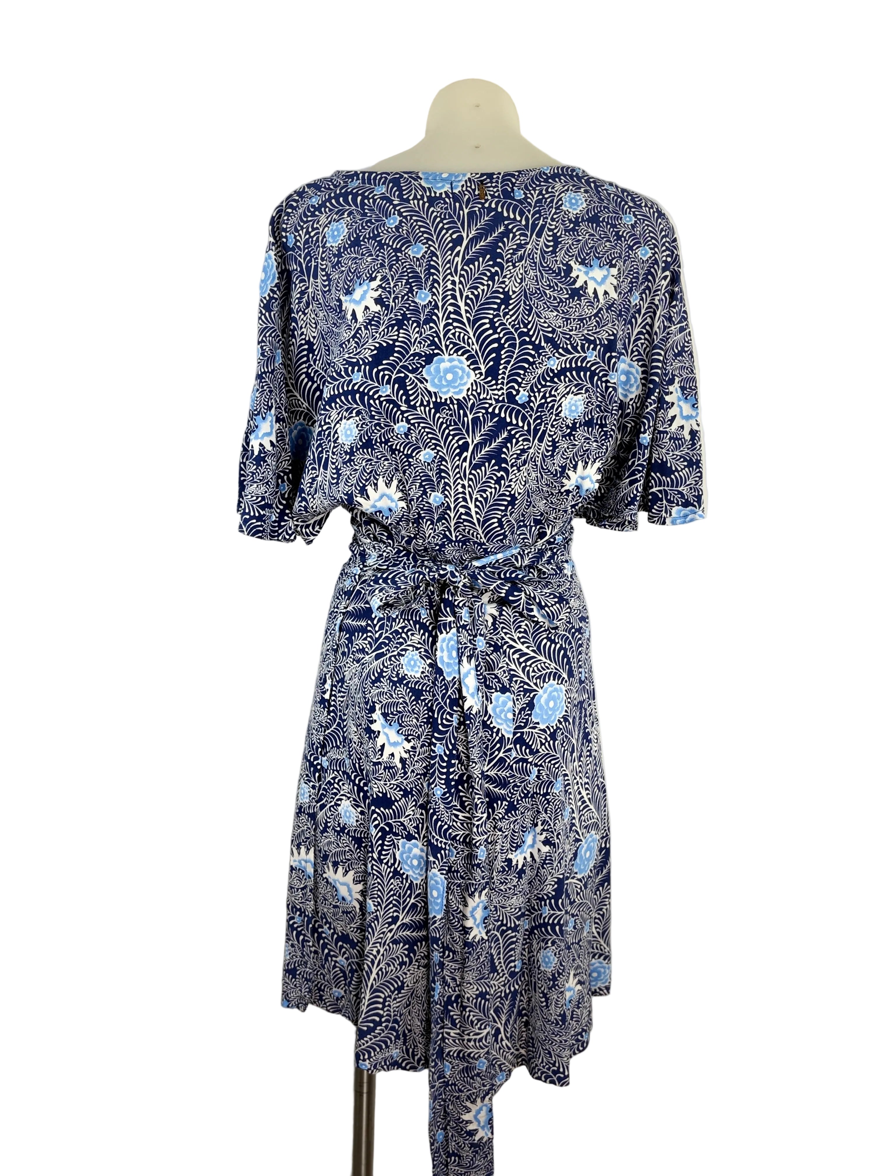 Beachgold | Fern Print Wrap Dress | Size S/M