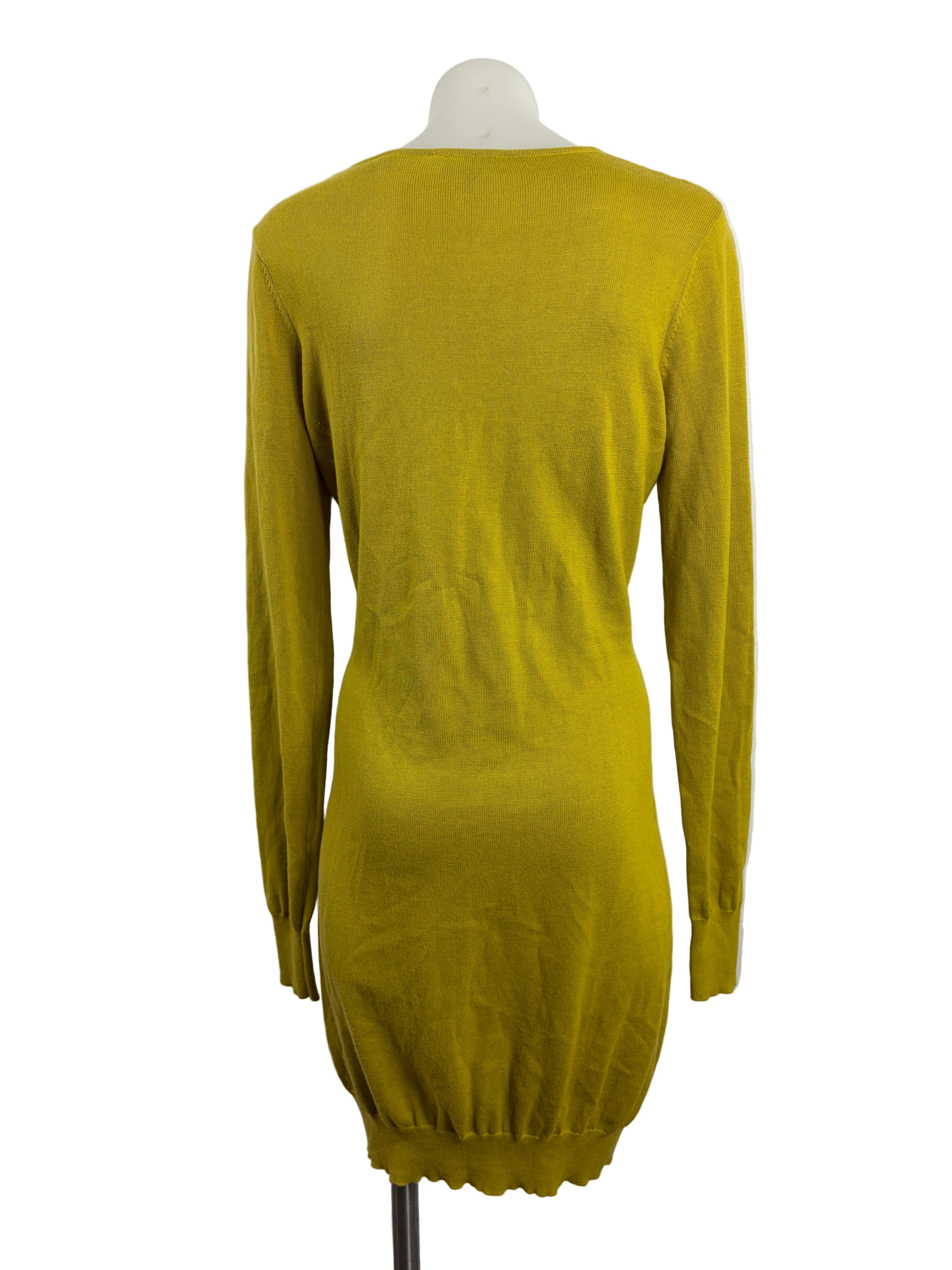 Ted Baker | Bow-Detail Knit Dress | Chartreuse | 10