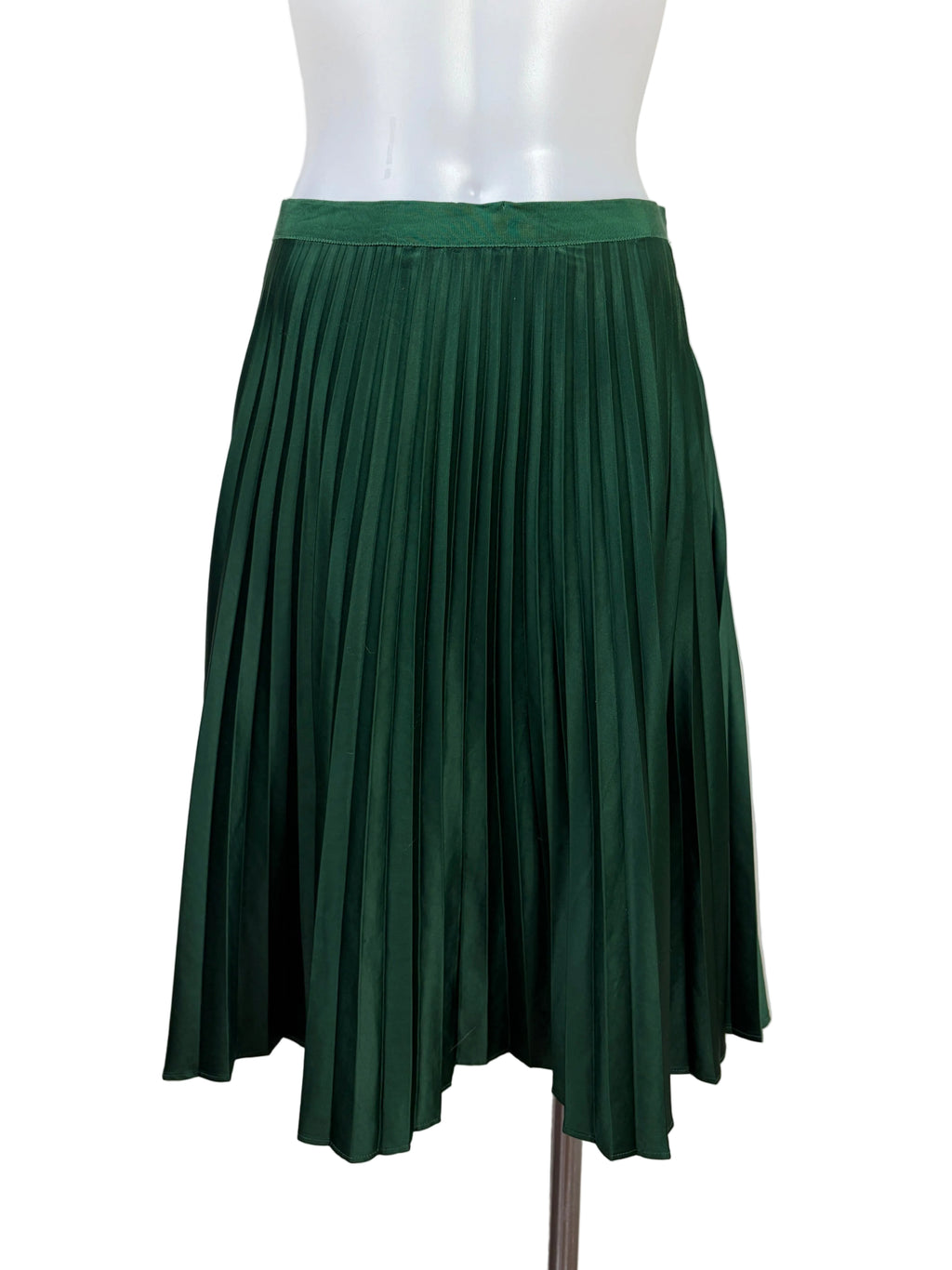 Scotch & Soda Pleated Midi Skirt in forest green – view 2 of 5
