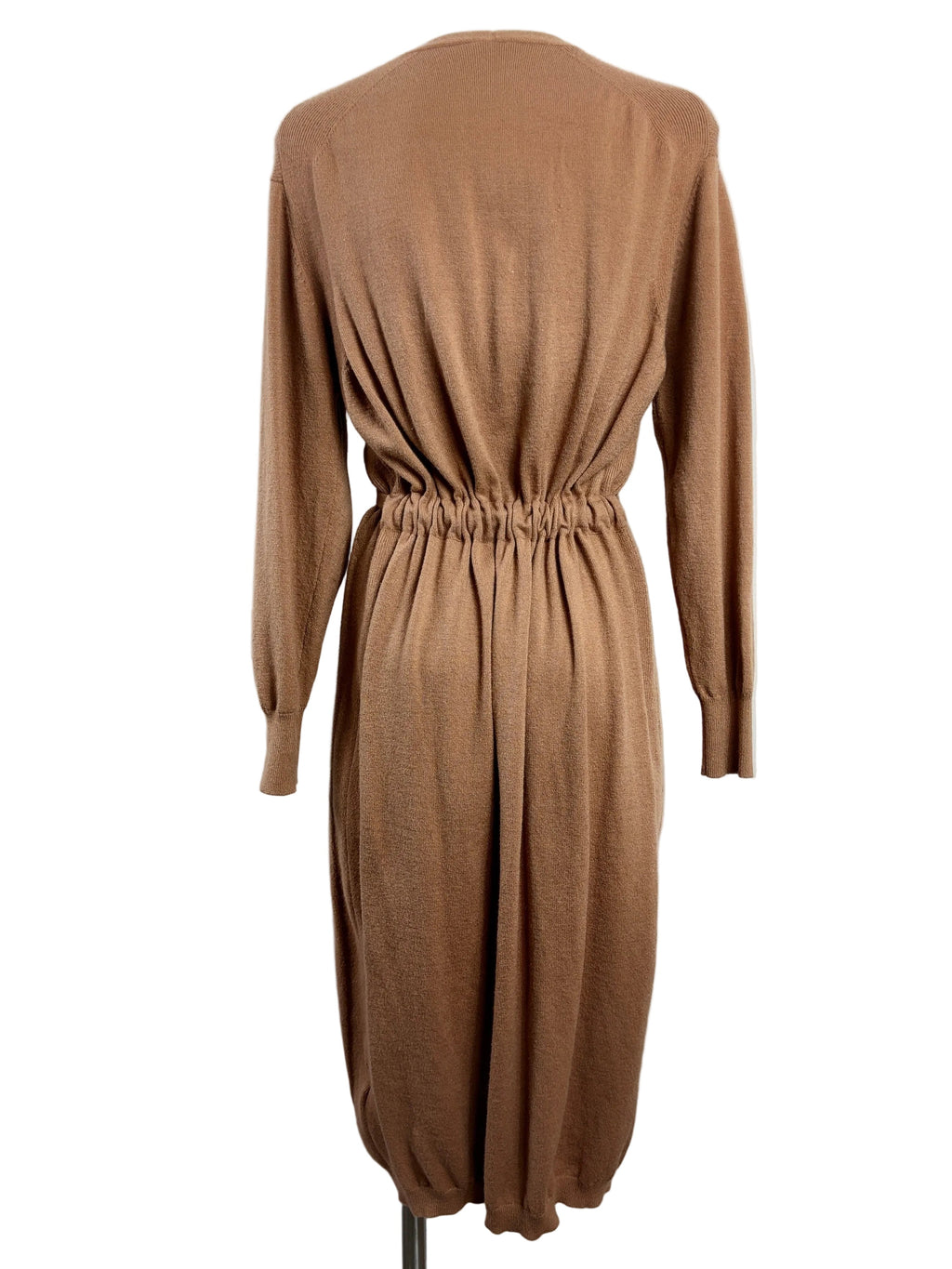 Forcast | Camel Tie Waist Knit Dress | Size L