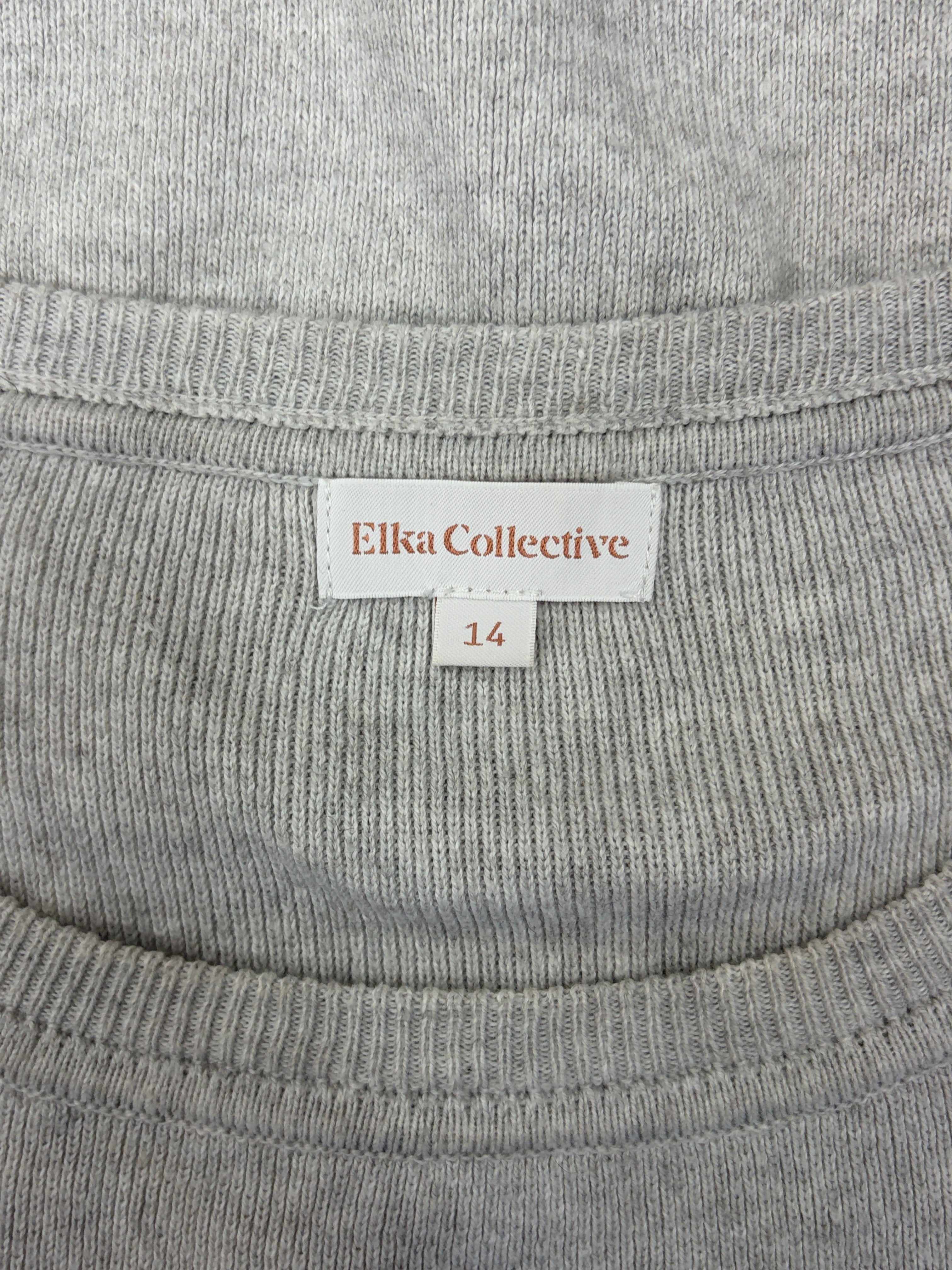 Elka Collective | Drawstring Waist Knit Dress | Size 14