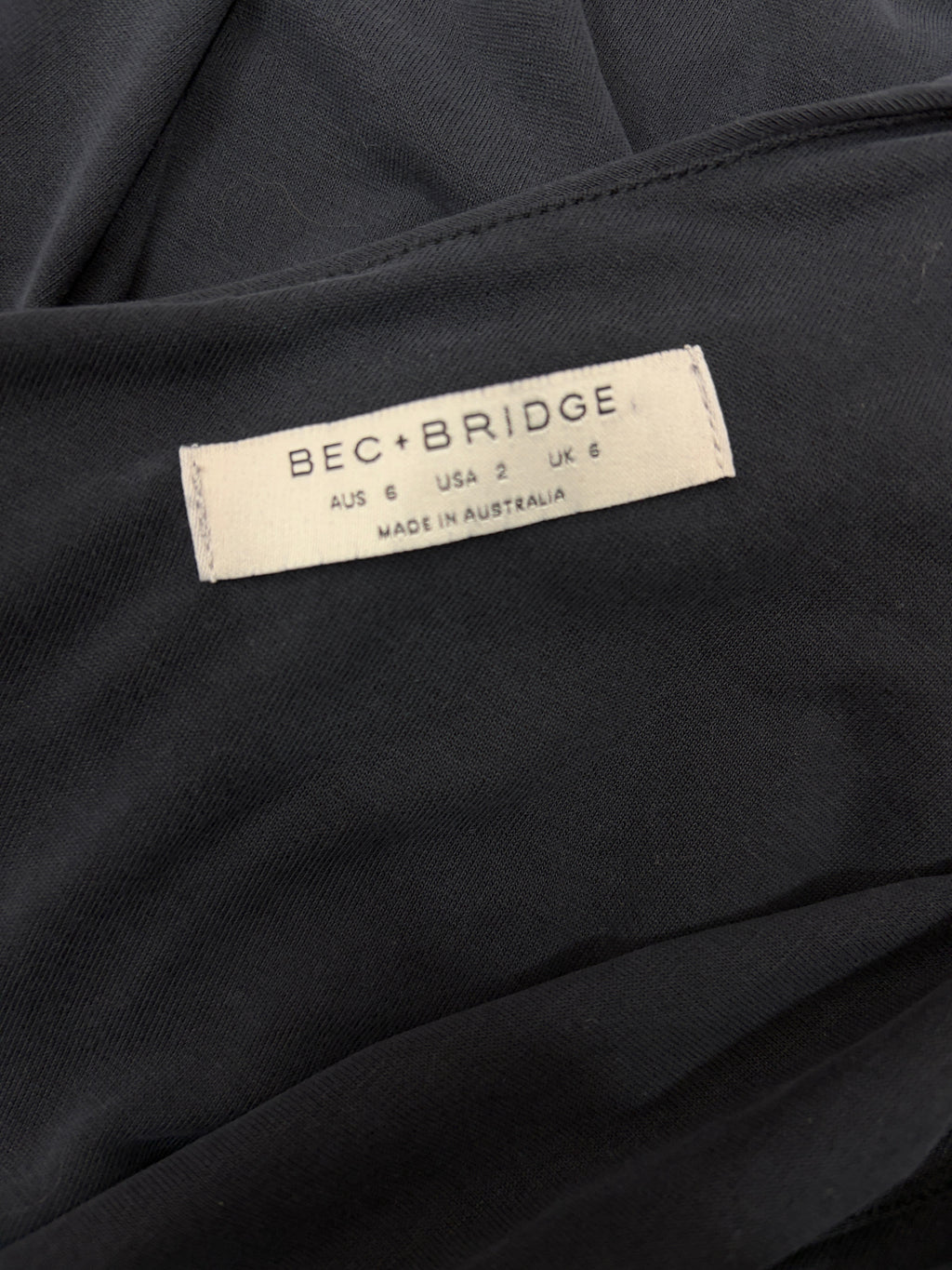 Bec + Bridge | One-Shoulder Asymmetric Midi Dress | Size 6