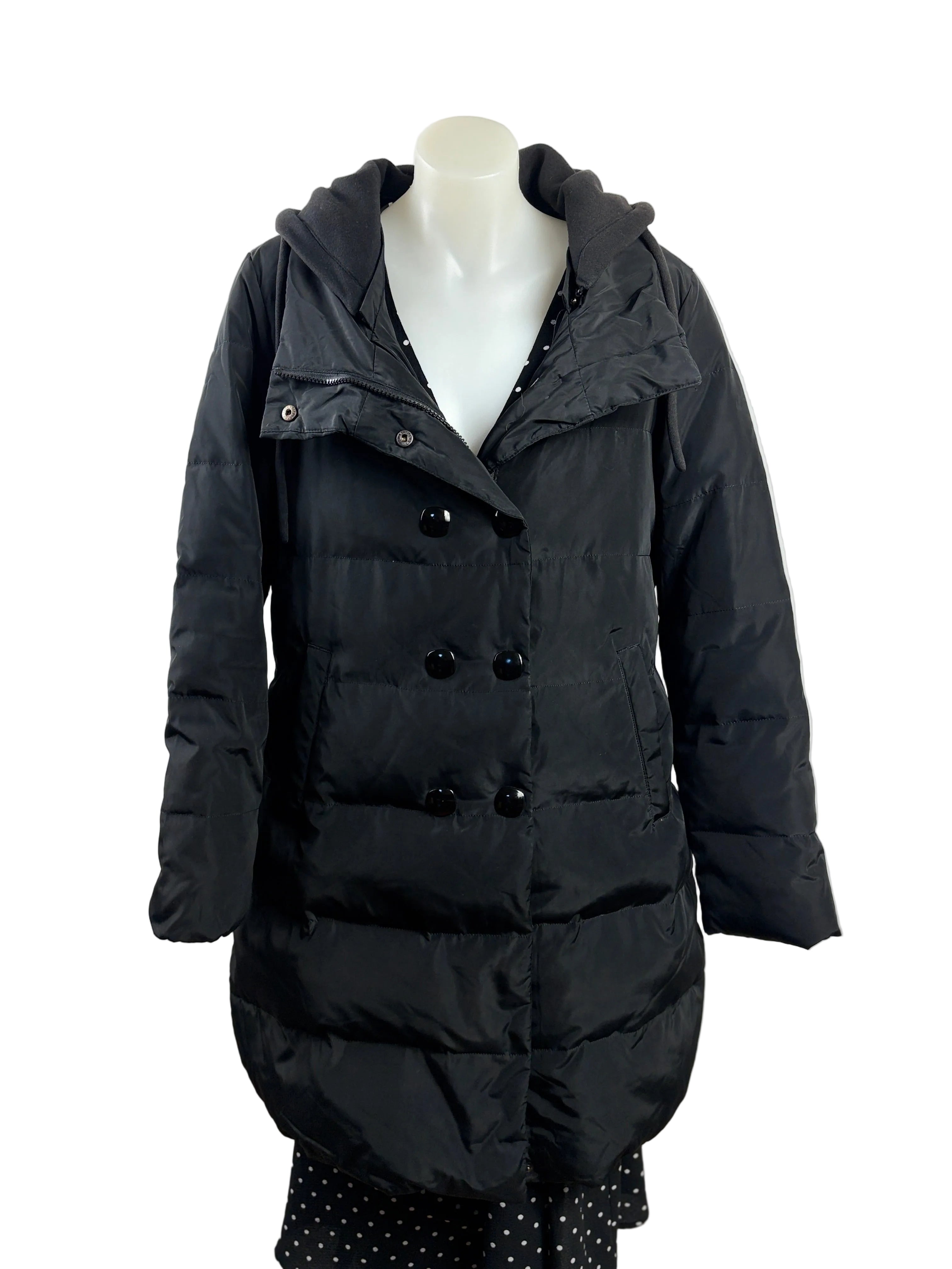 Combo Thich Heavy Weight Warm Coat With Removal Hood | Size L