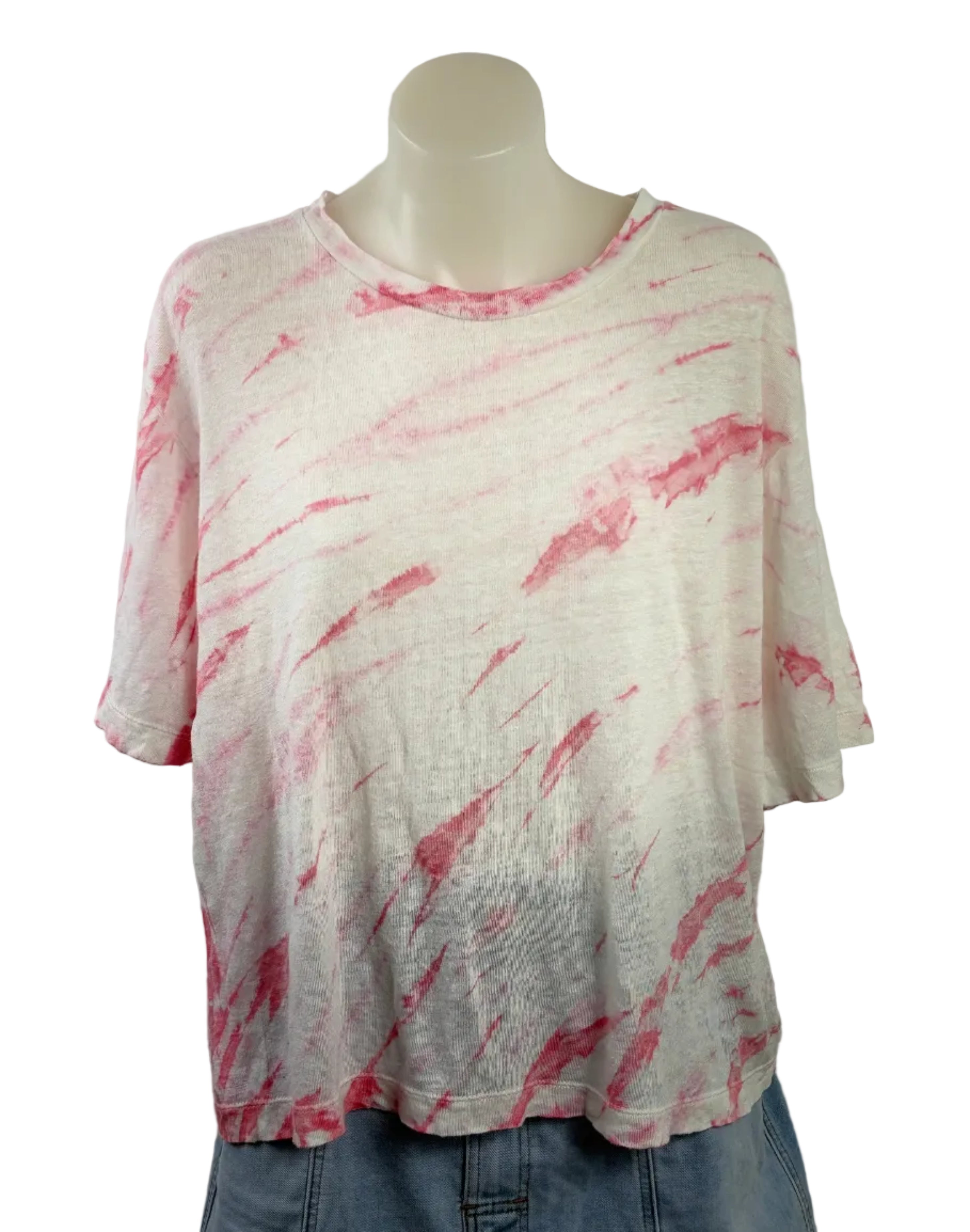 Seed Pink Tie Dye T-shirt - Size XS