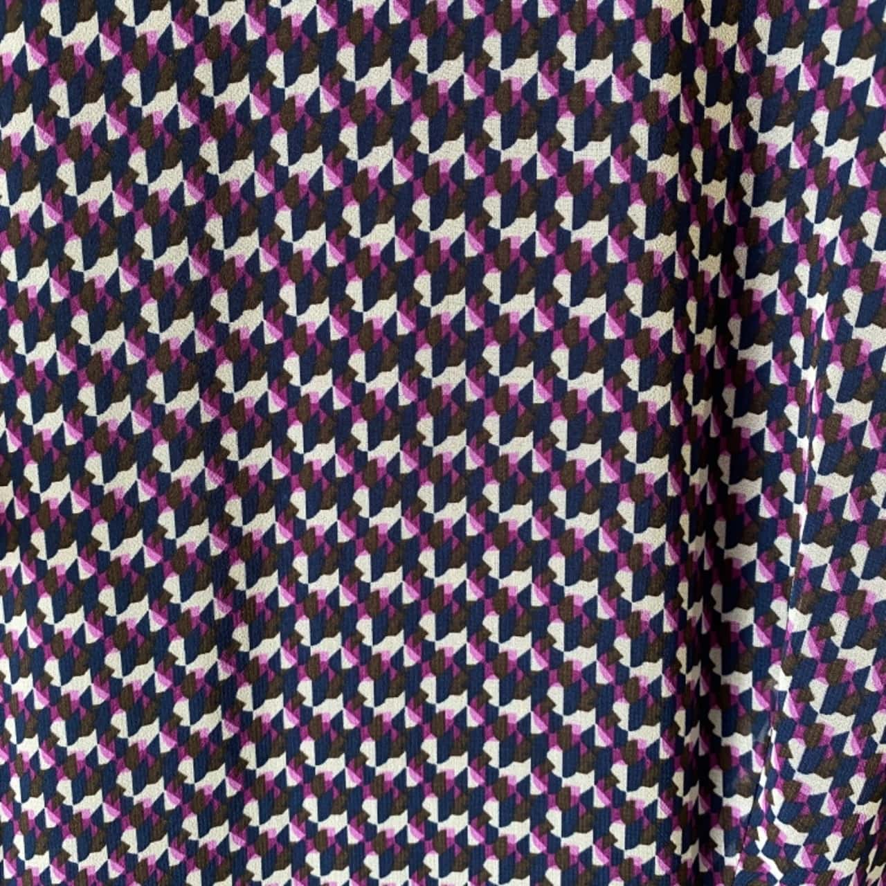 Portmans Geometric Print Flounce Hem Dress