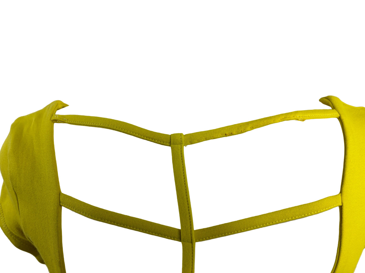 Kookai | Ladder Cutout Bodycon Dress | Chartreuse Yellow (AU 8)