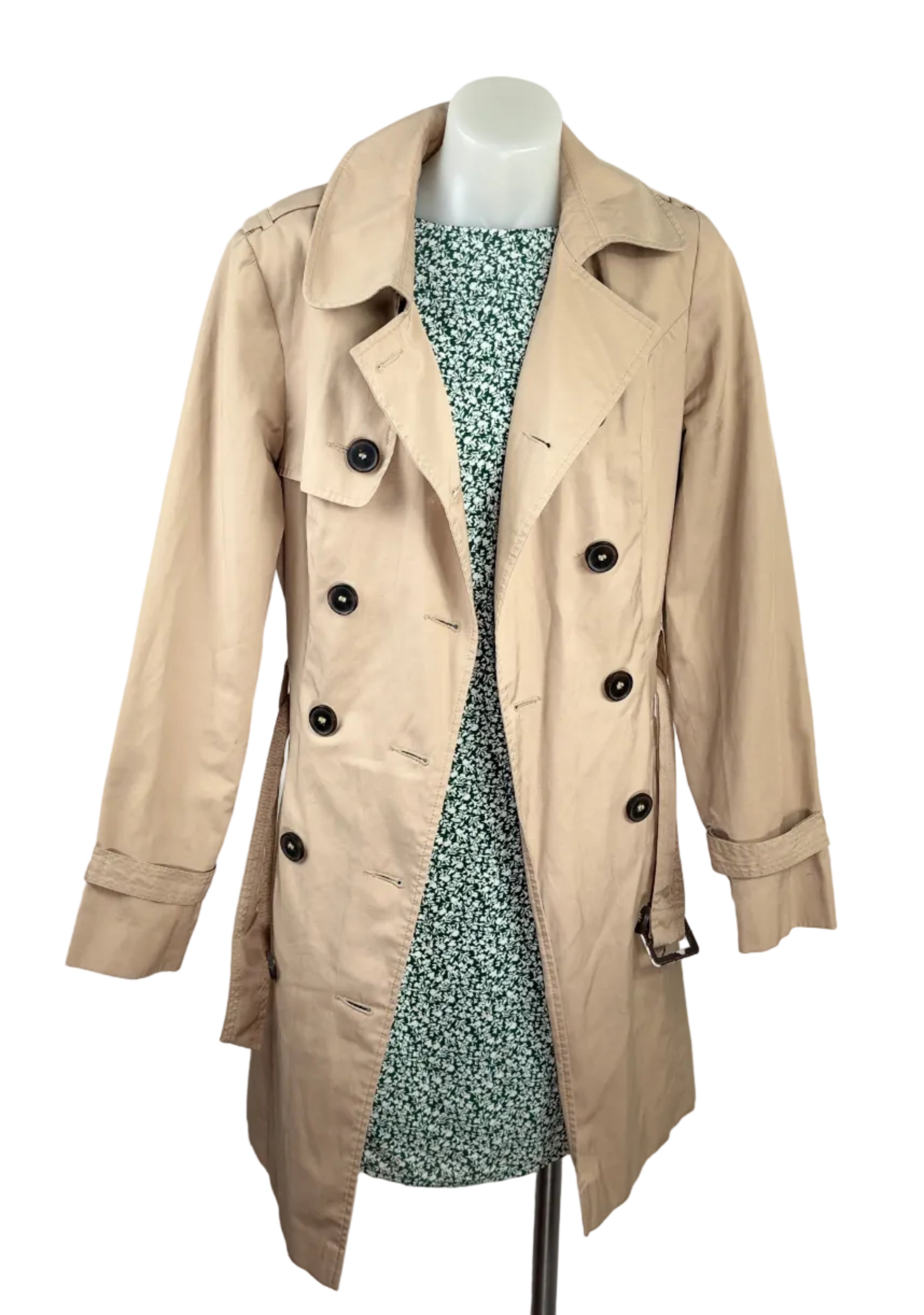Target Beige Trench Coat - Size 10
