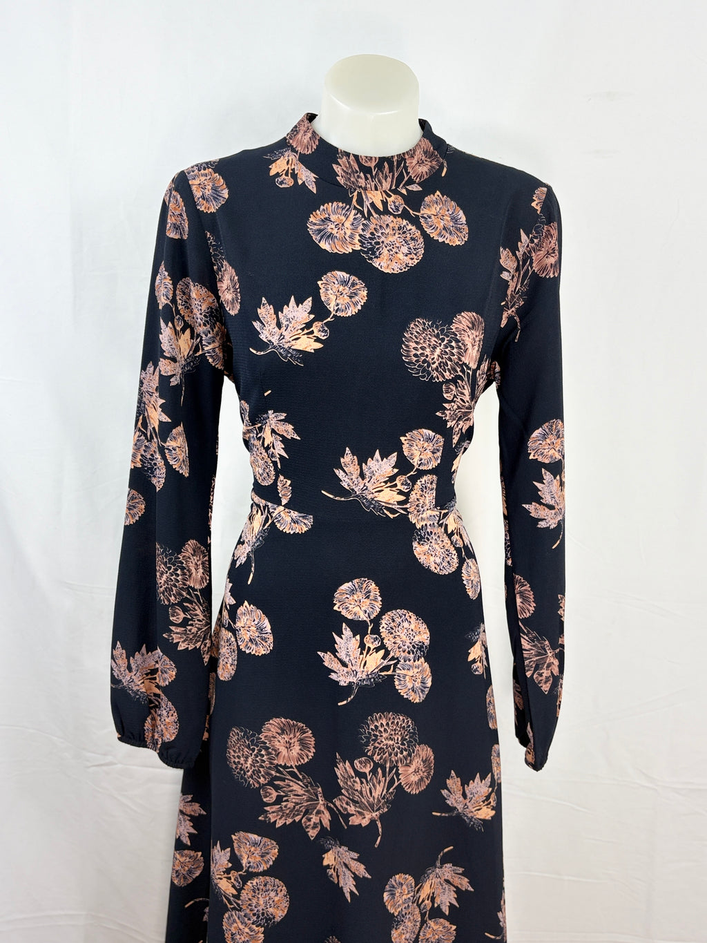 Caroline Morgan | Floral Midi Dress | Size 8