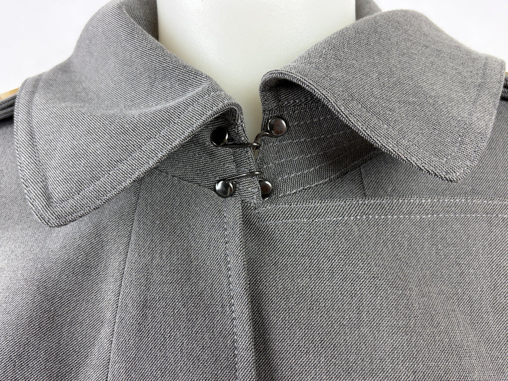 Witchery Trench-Style Jumpsuit - Grey - Size 10