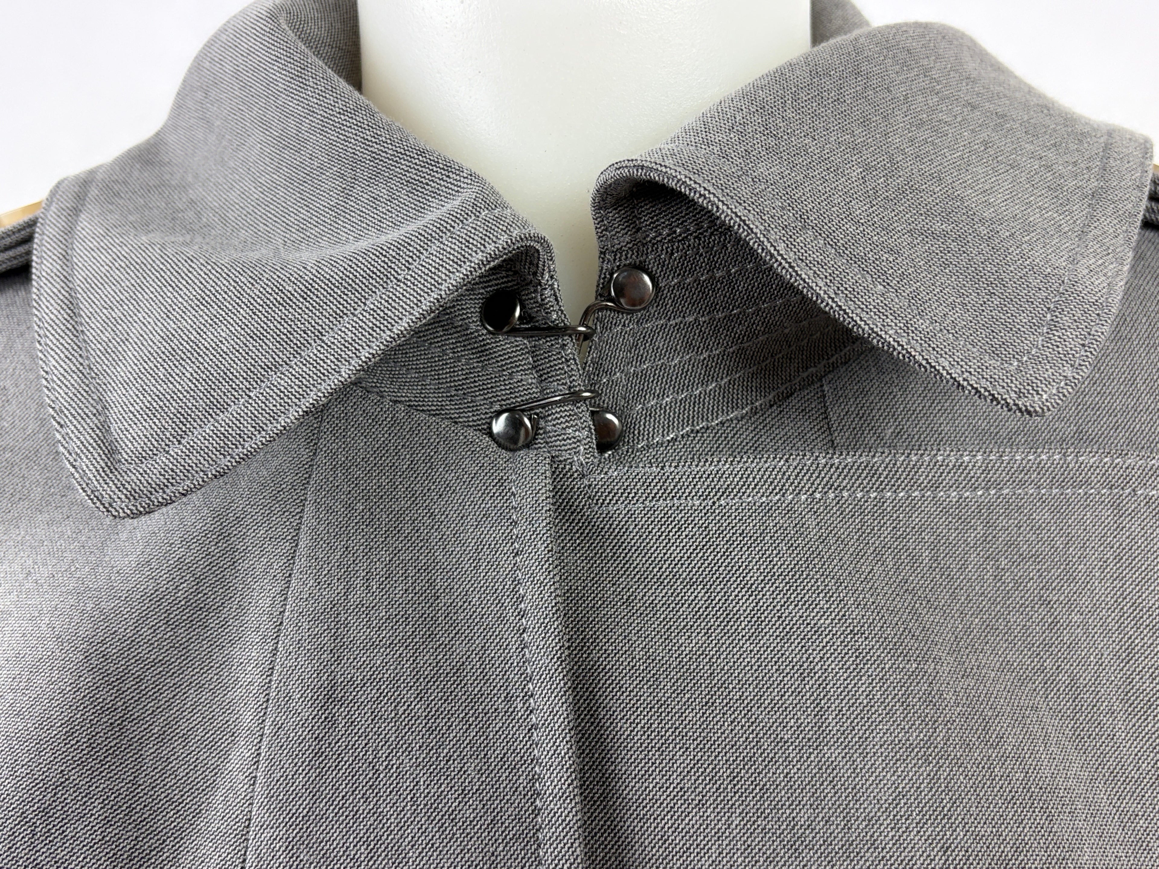 Witchery Trench-Style Jumpsuit - Grey - Size 10