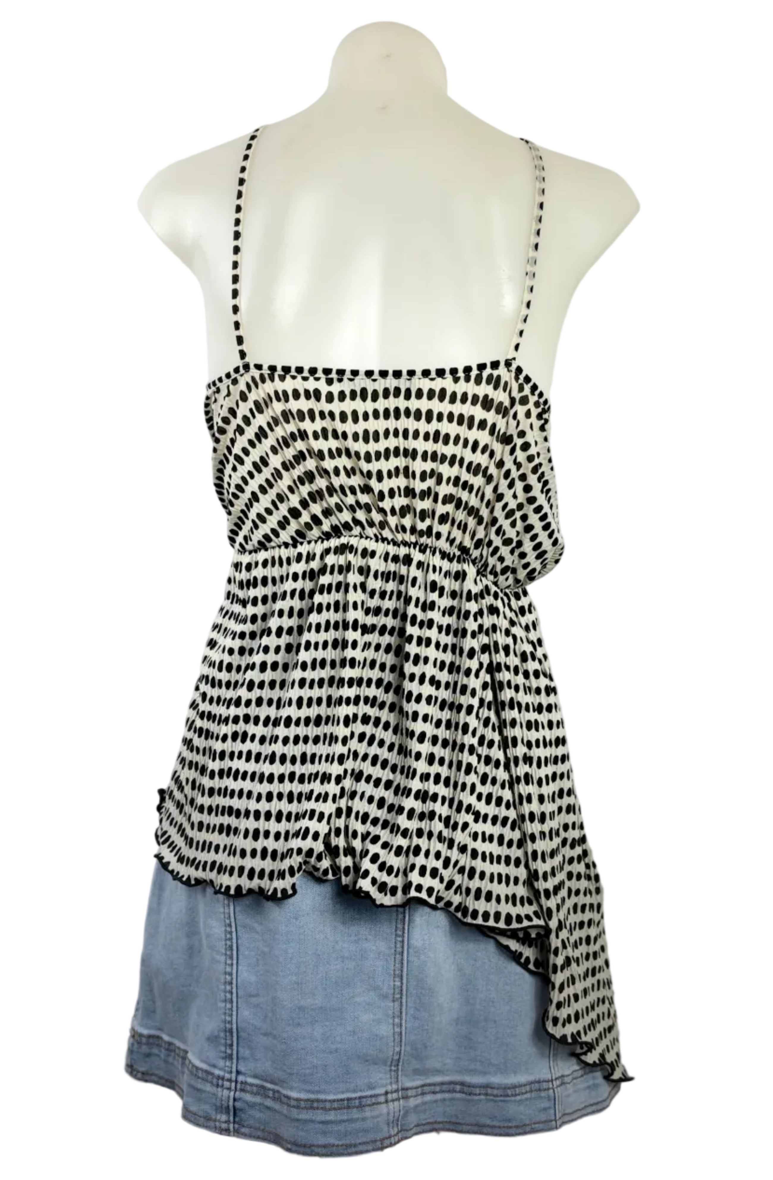 Zara Polka Dot Cami Top - Size L