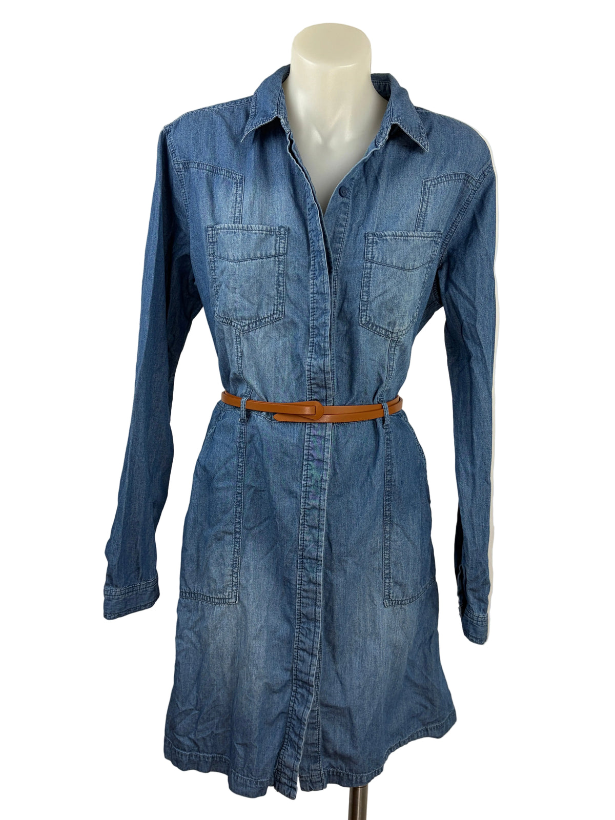 EDC | Denim Shirt Dress | Size 38