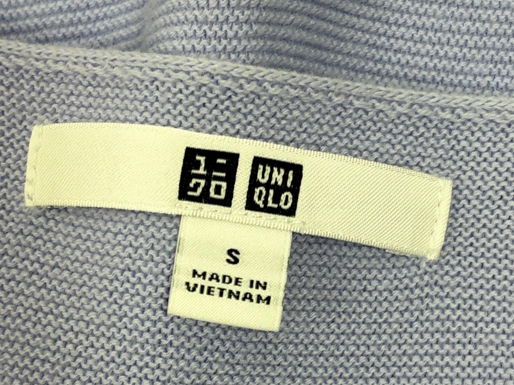 Uniqlo | 3D Knit Cotton Flare Dress | Periwinkle Blue | S